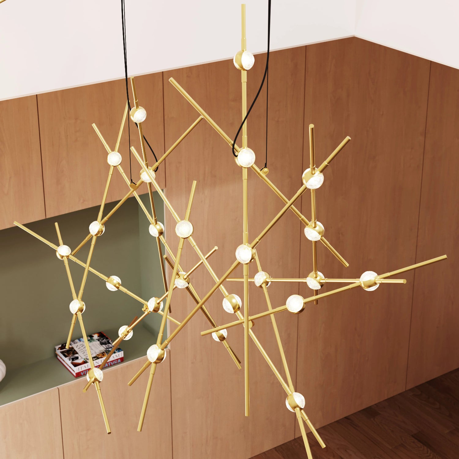 Sonneman Constellation Satin Brass 2151.38C Pendant