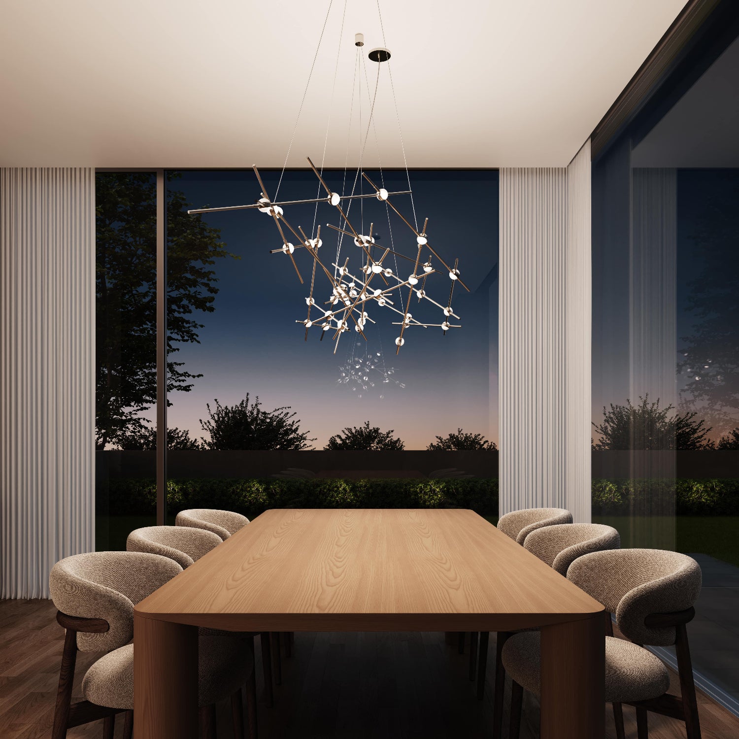 Sonneman Constellation Satin Nickel 2158.13C Pendant