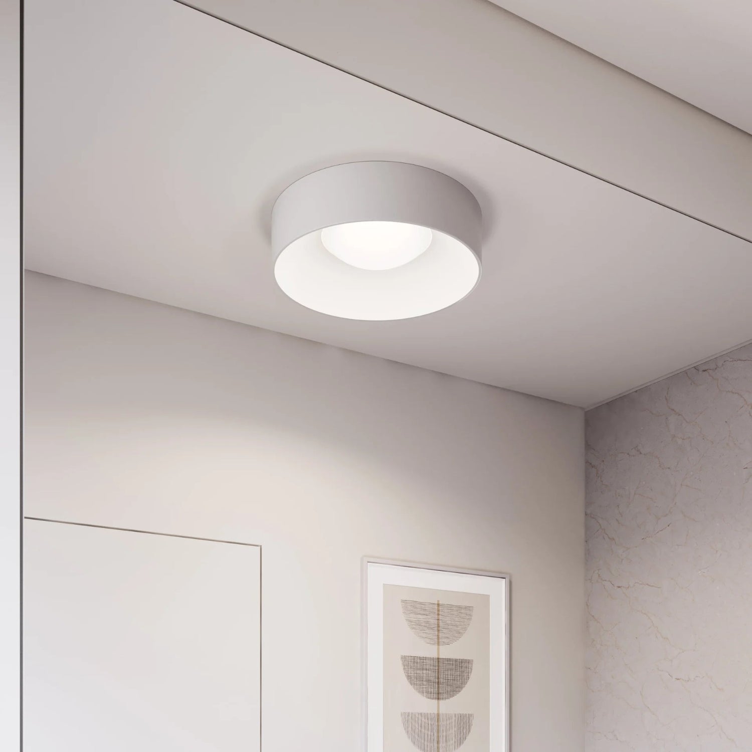 Sonneman Ilios Satin White 3736.03 Surface Mount