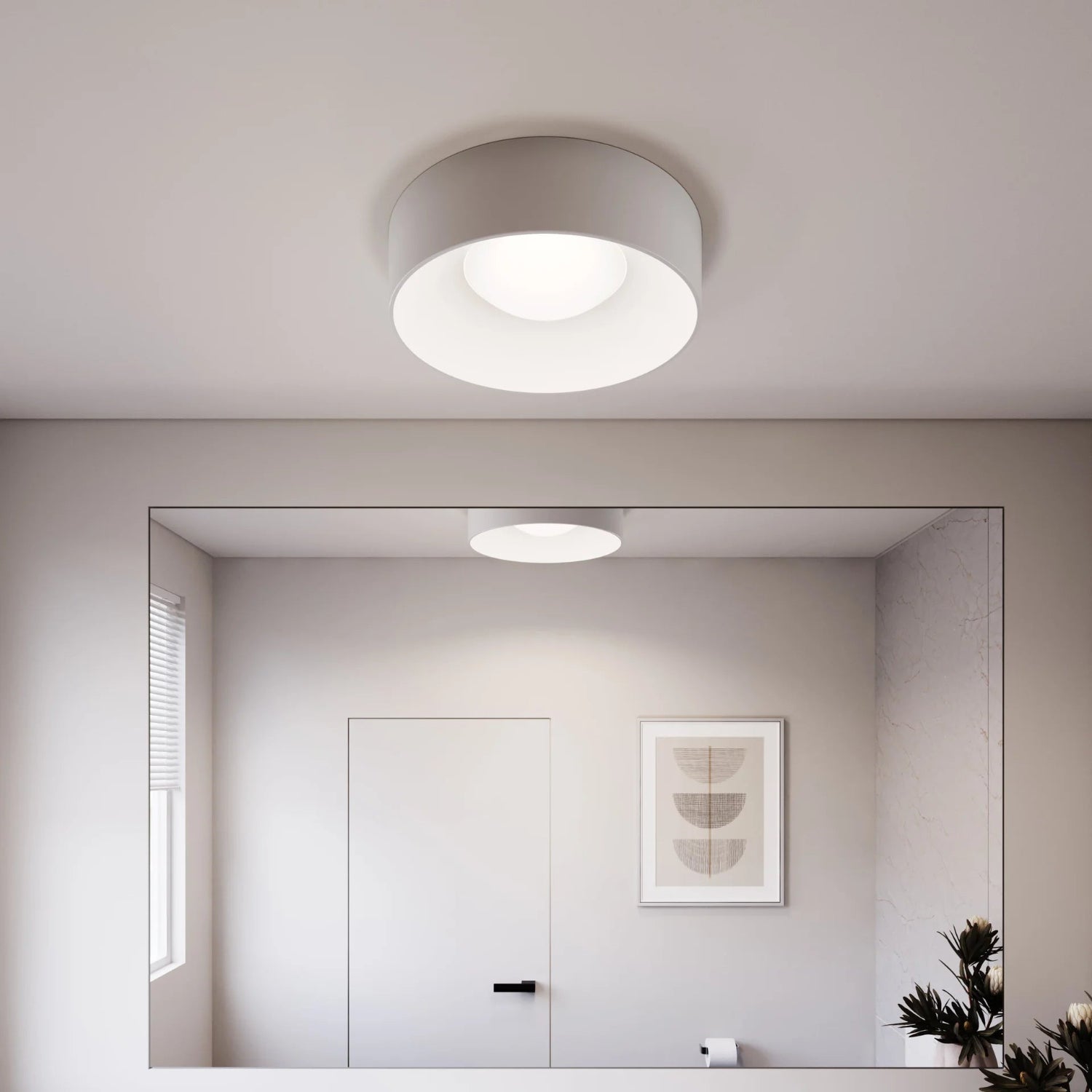 Sonneman Ilios Satin White 3736.03 Surface Mount