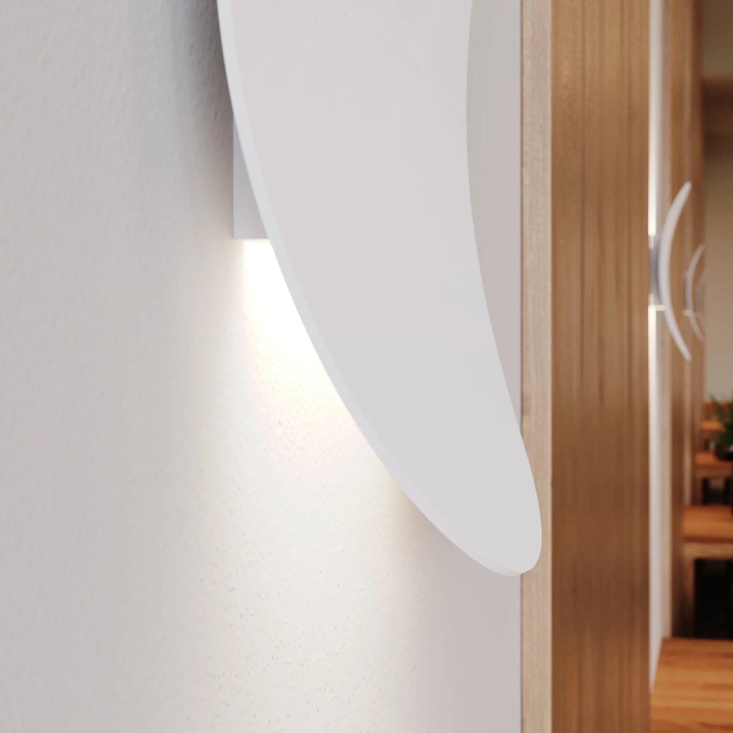 Sonneman Malibu Discs Satin White 1761.03 Wall Sconce