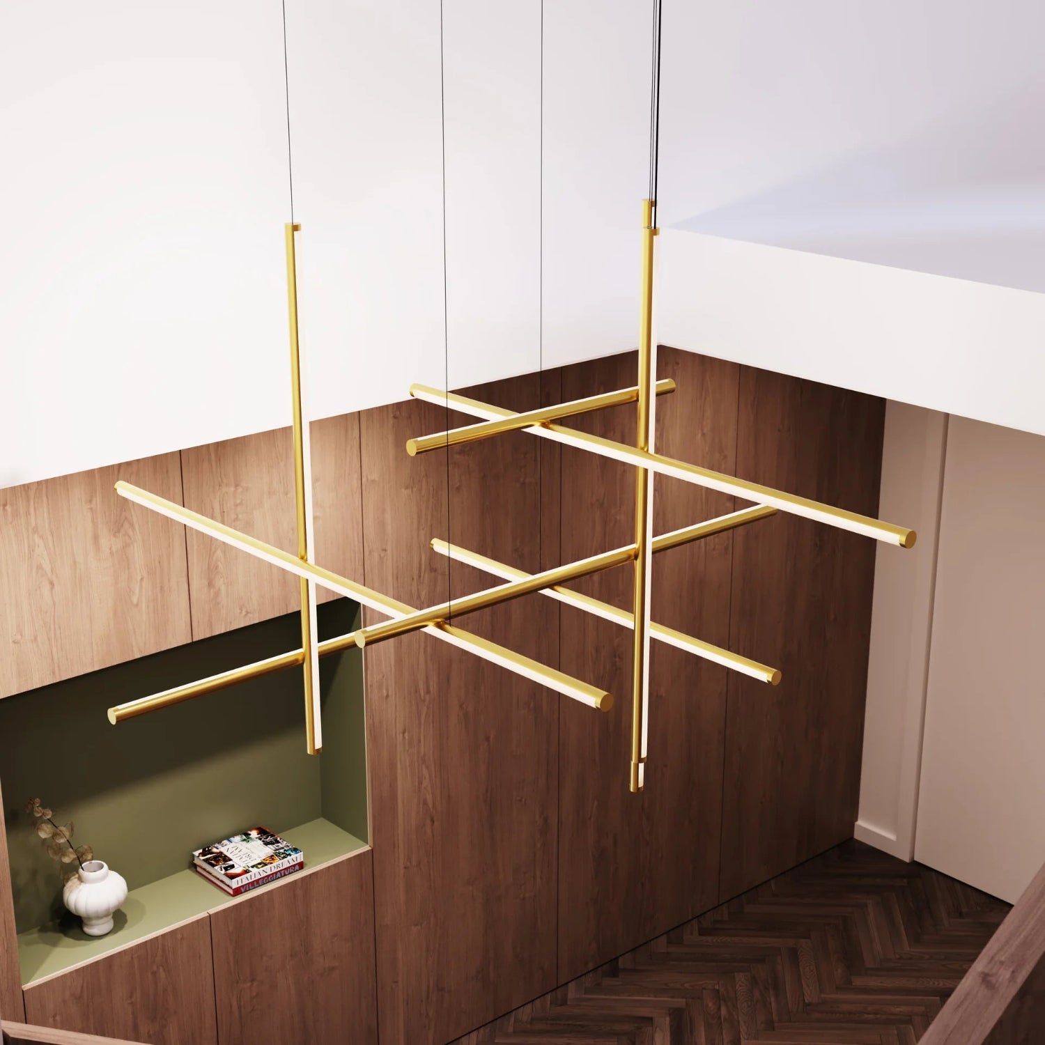 Sonneman Labyrinth Brass 2106.14 Pendant