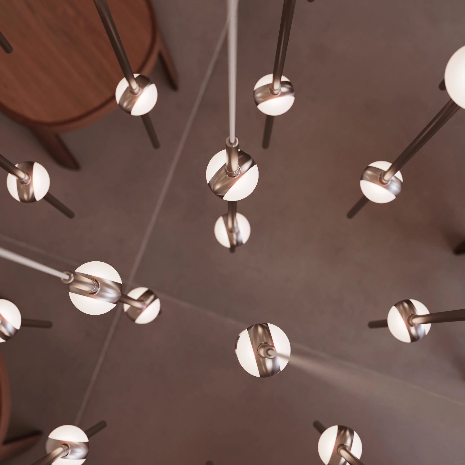Sonneman Constellation Satin Nickel 2014.13C Pendant