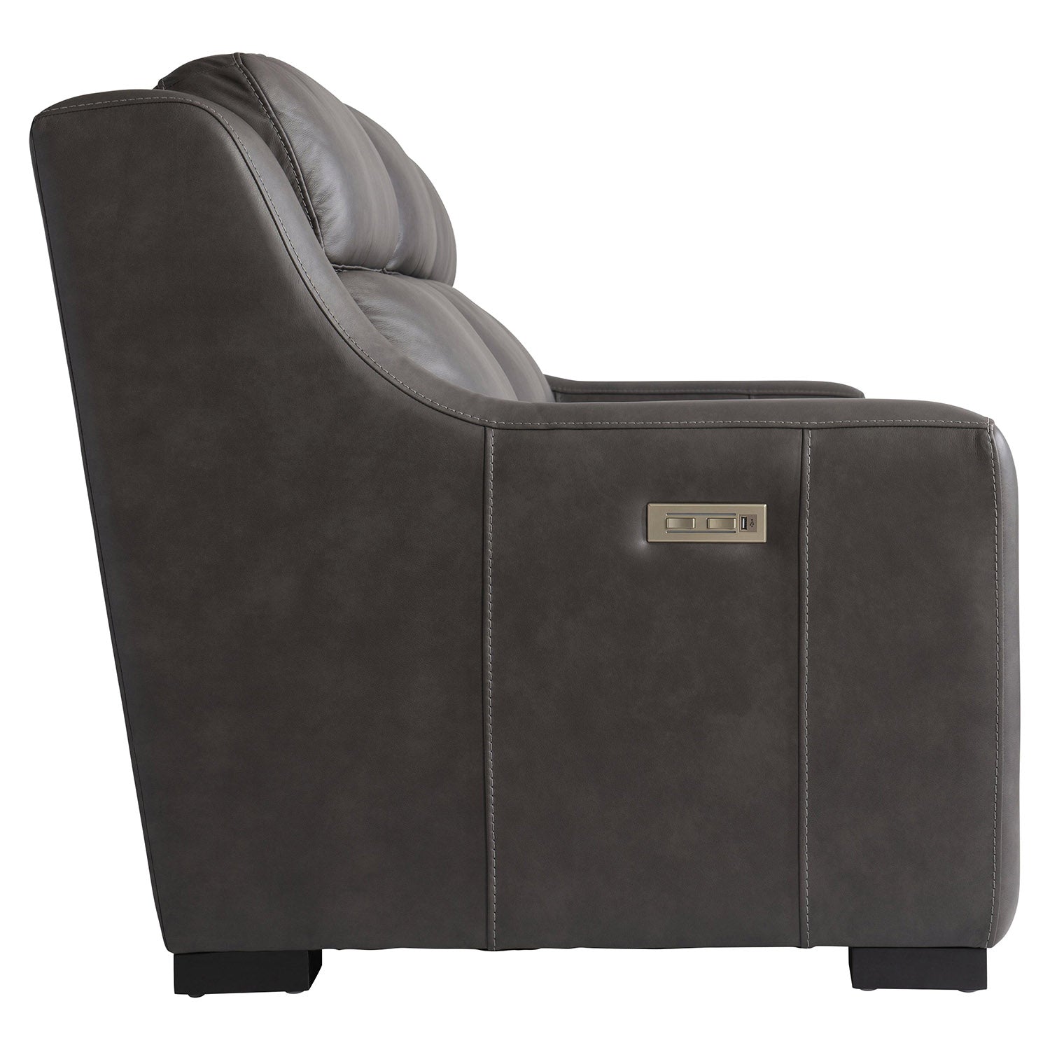 Bernhardt Living Germain Leather Power Motion Sofa