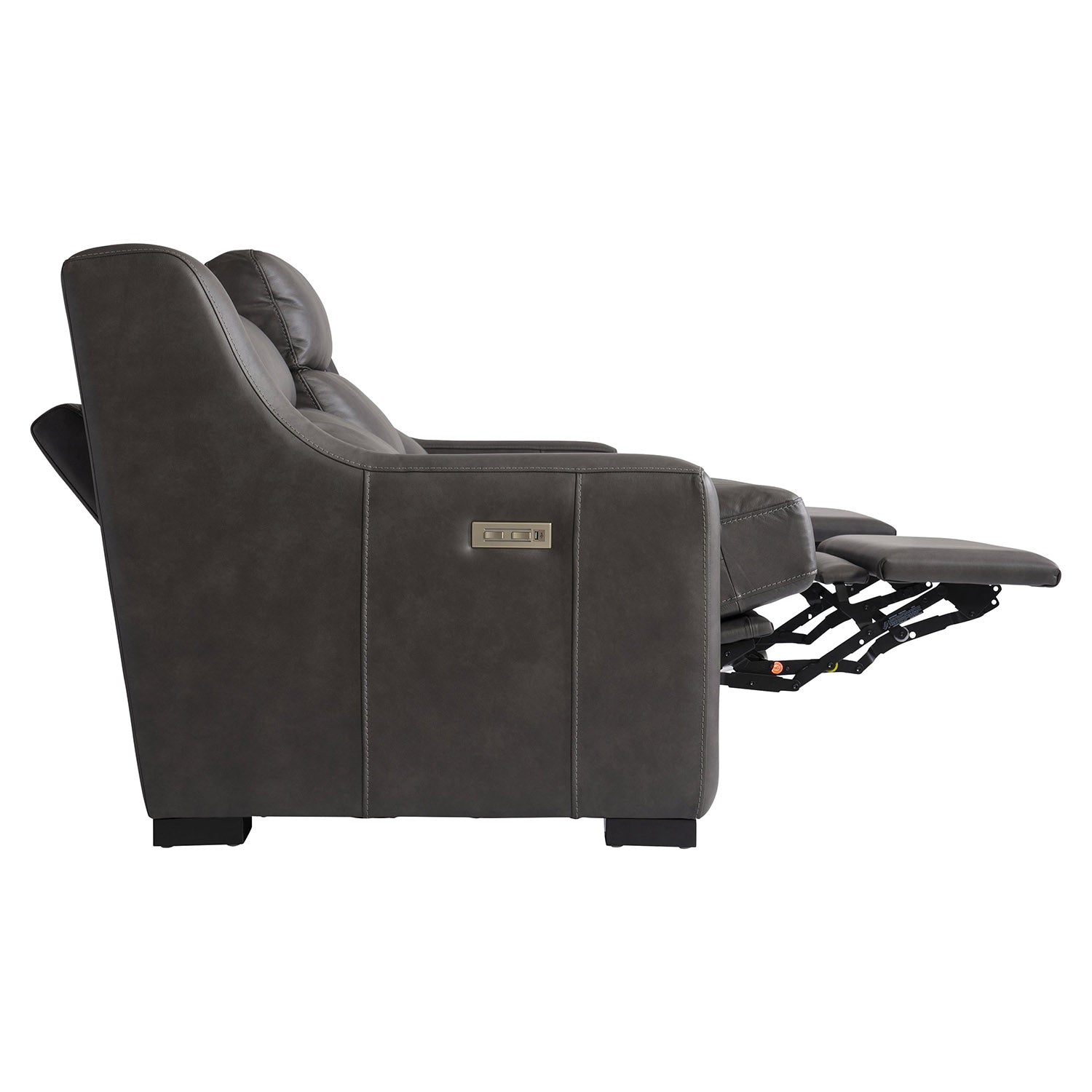 Bernhardt Living Germain Leather Power Motion Sofa