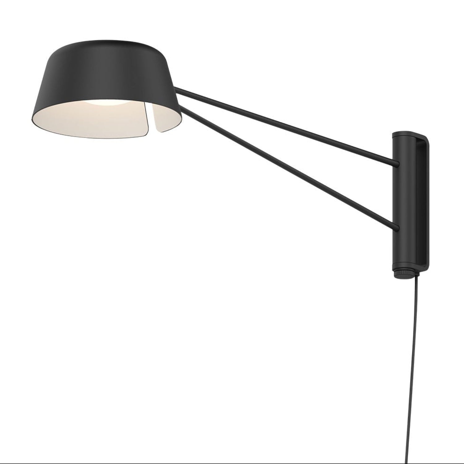 Sonneman Ray Satin Black 2030.25 Wall Sconce