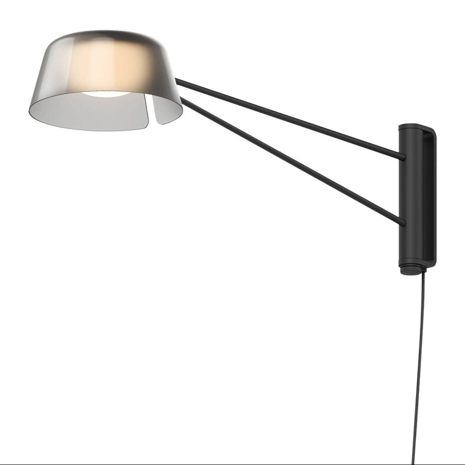 Sonneman Ray Satin Black 2030.25K Wall Sconce