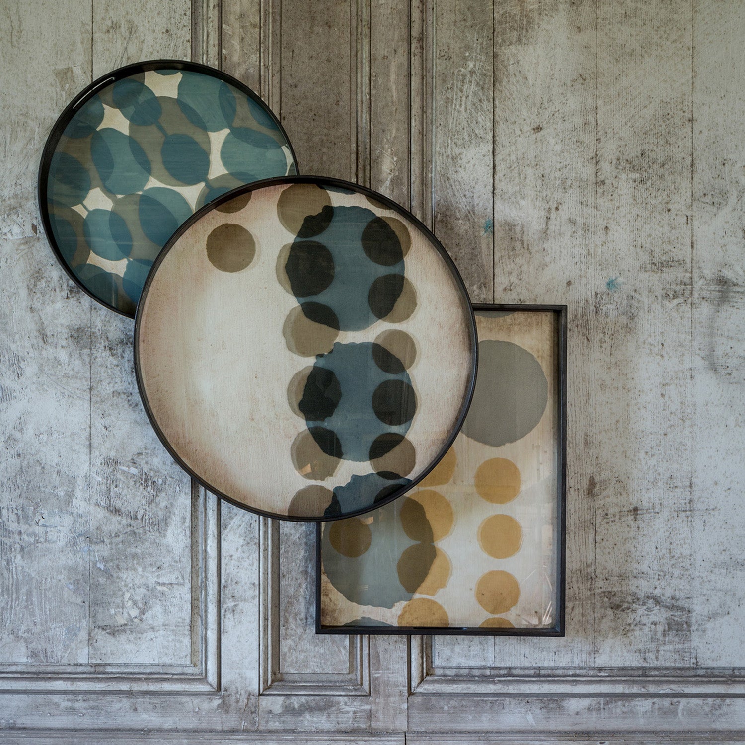 Ethnicraft Connected Dots Glass Tray