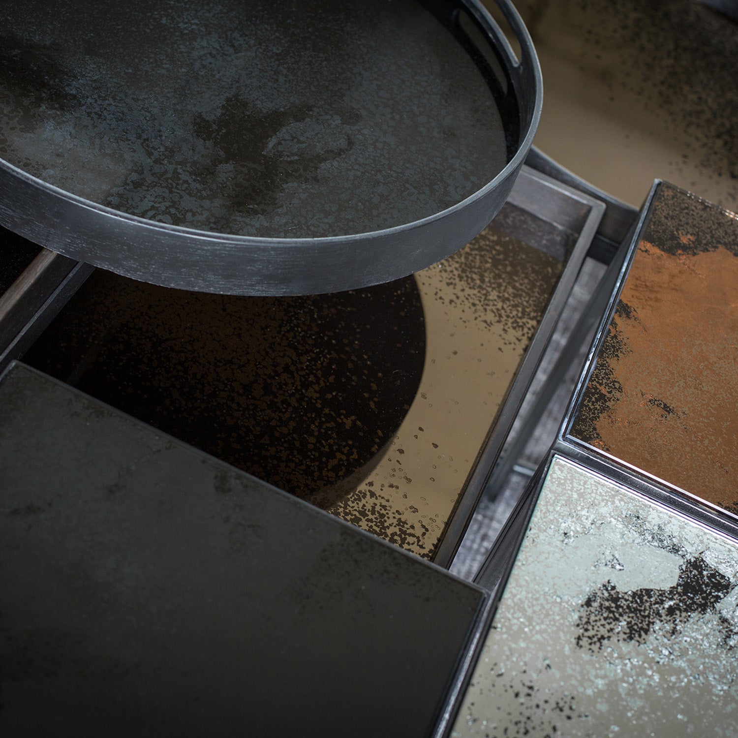 Ethnicraft Aged Mirror Tray