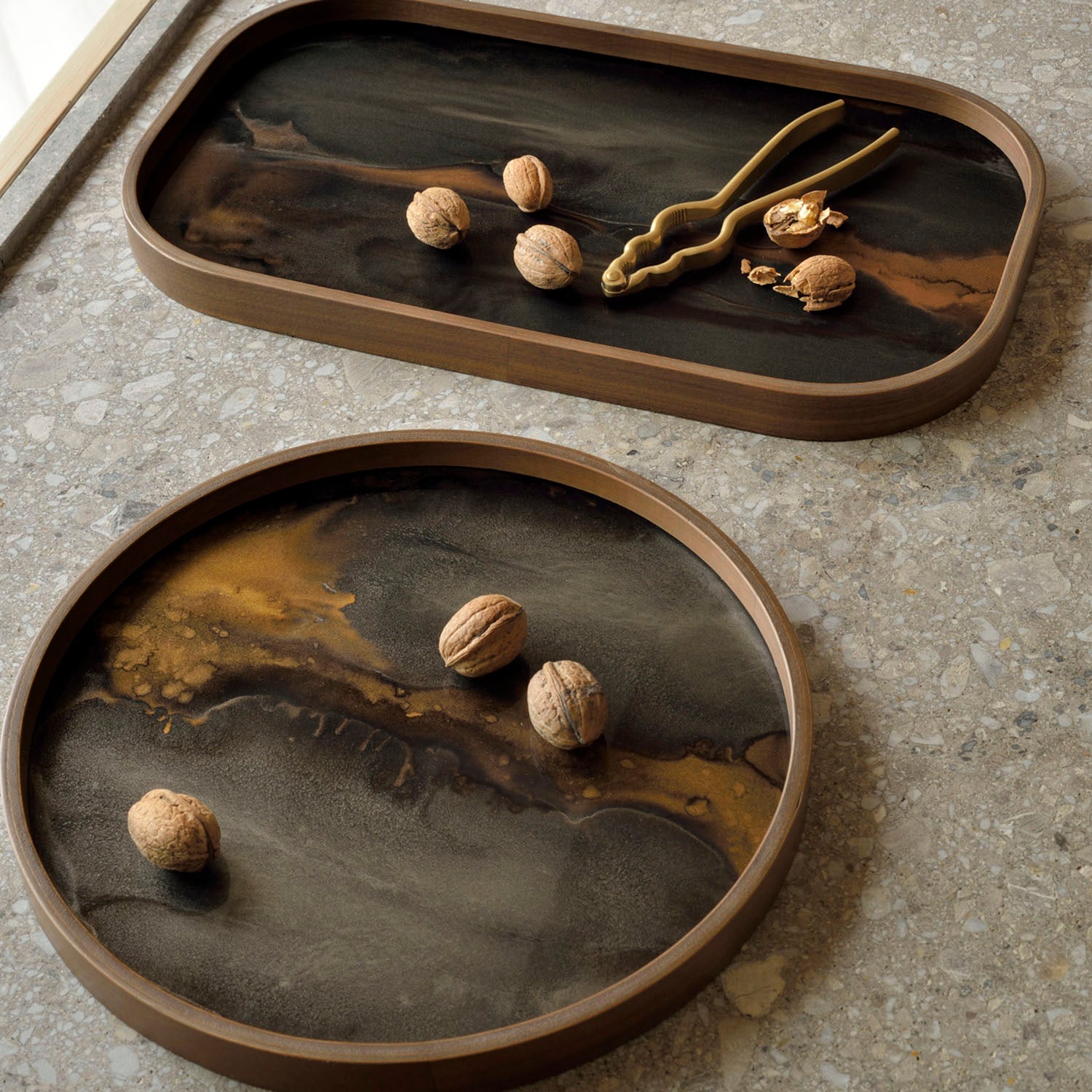 Ethnicraft Organic Rectangular Valet Tray