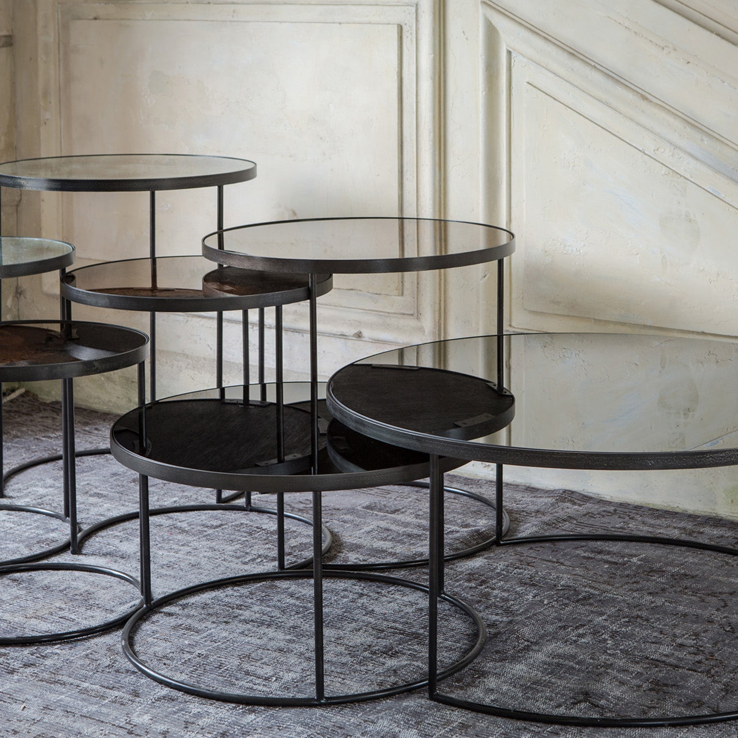 Ethnicraft Nesting Coffee Table Set of 2