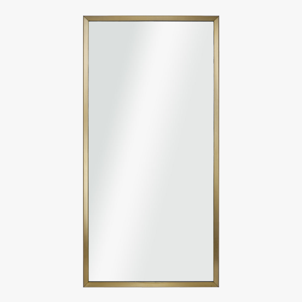 Mirror Home Lacquered Brass Wall Mirror