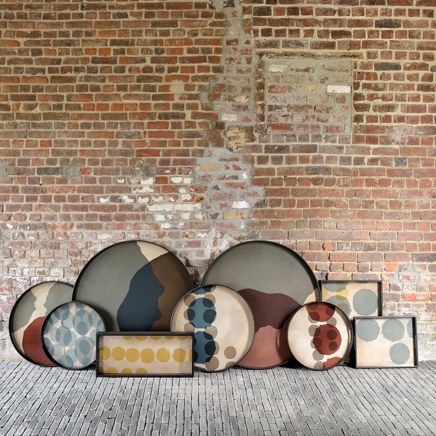 Ethnicraft Connected Dots Glass Tray