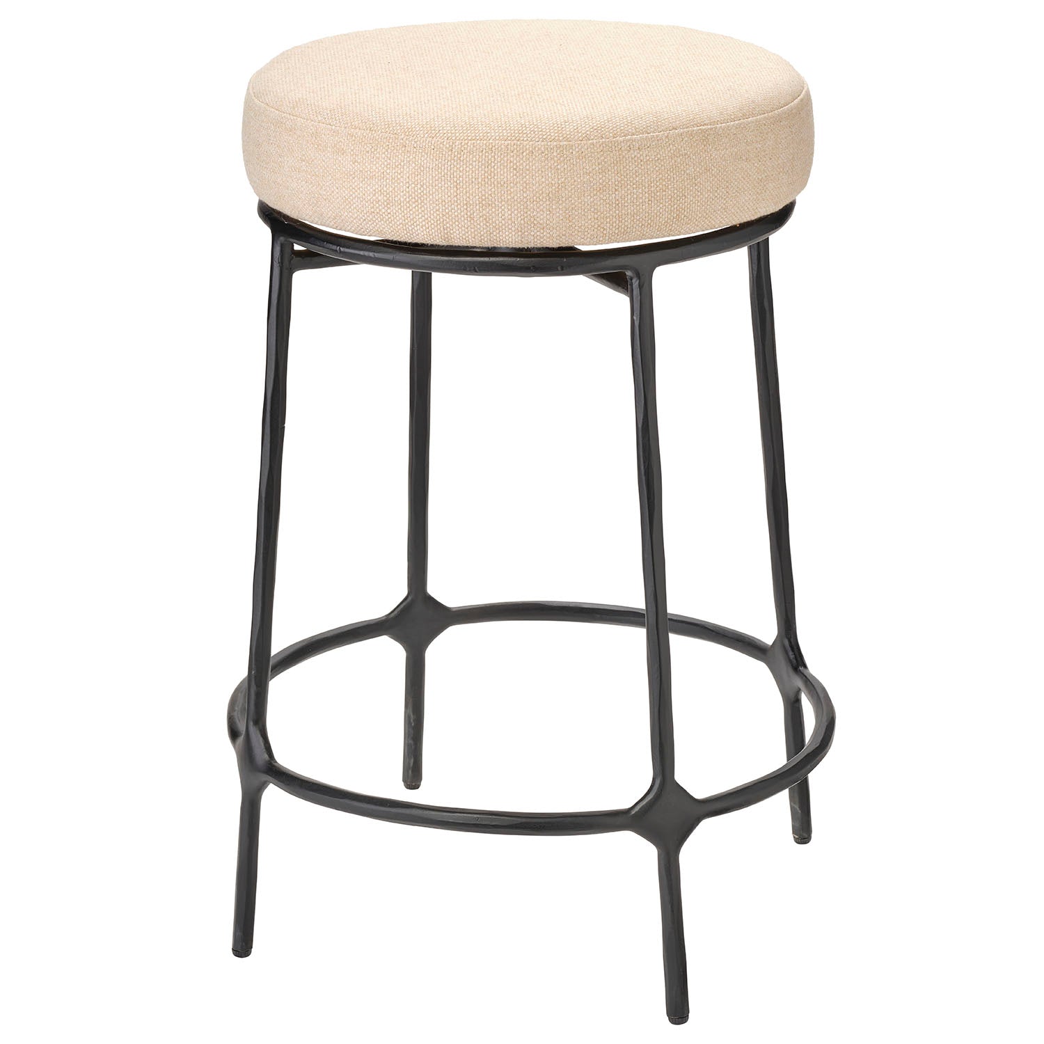 Jamie Young Asteria Beige Counter Stool