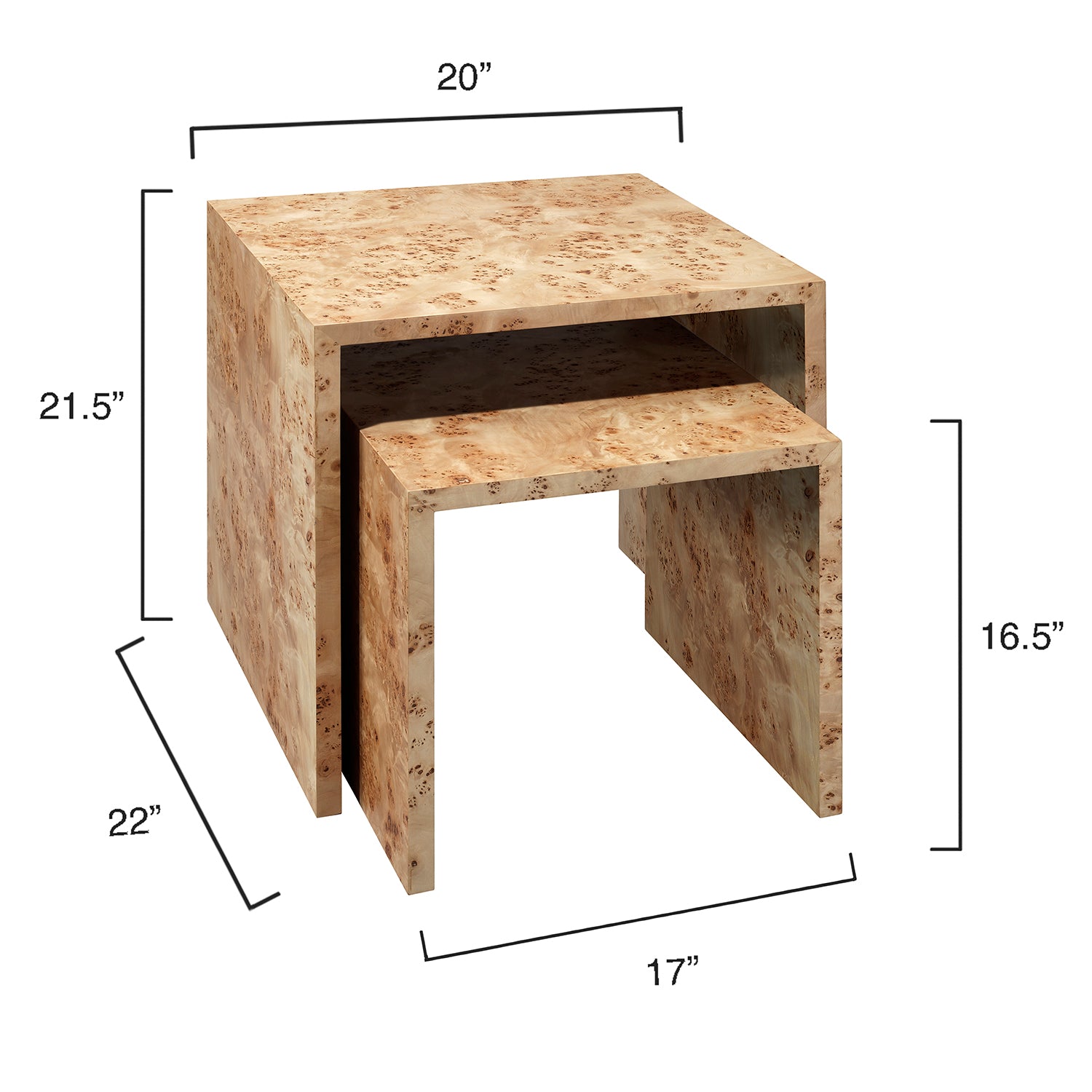 Jamie Young Bedford Nesting Table Set of 2