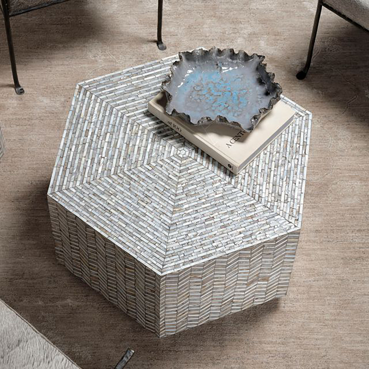 Jamie Young Brando Hexagon Coffee Table