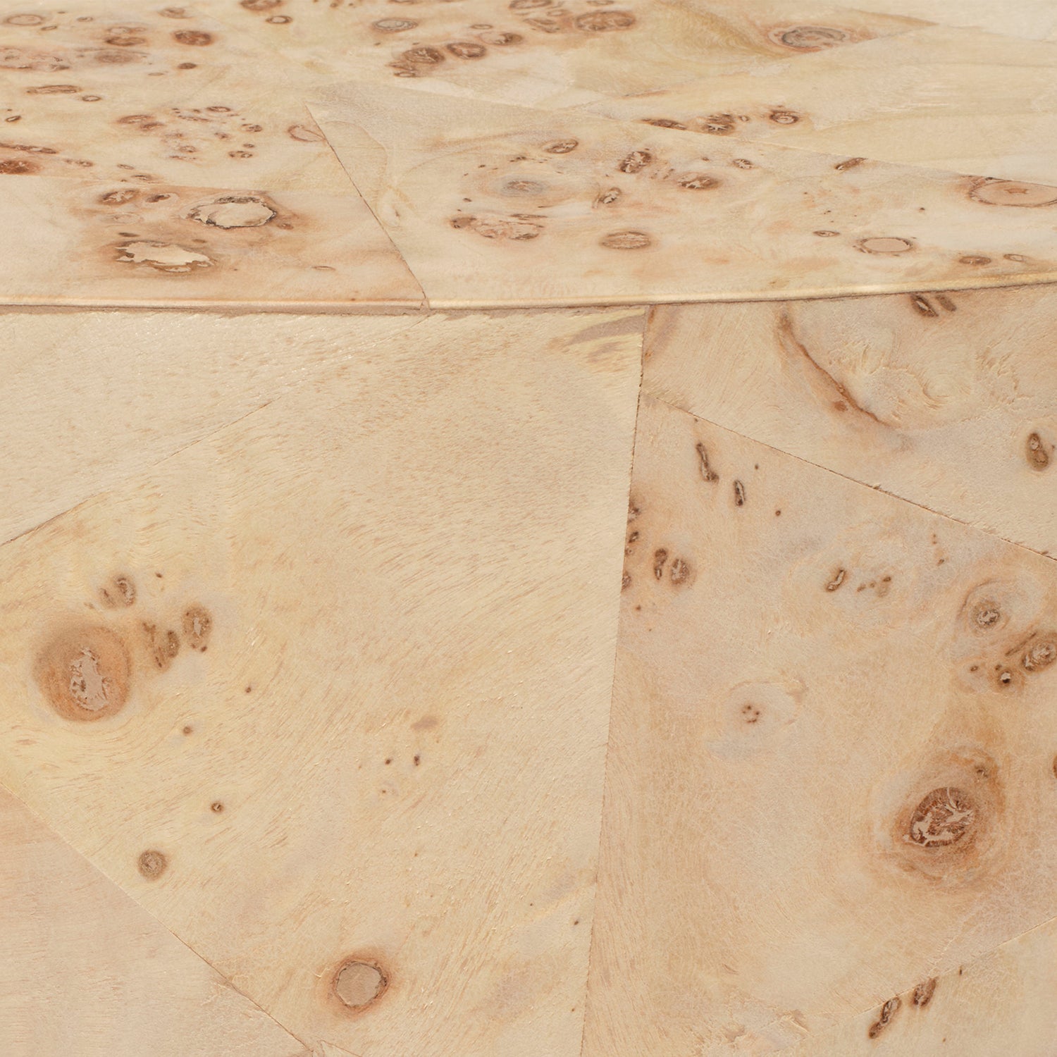 Jamie Young Configuration Bleached Burl Wood Side Table