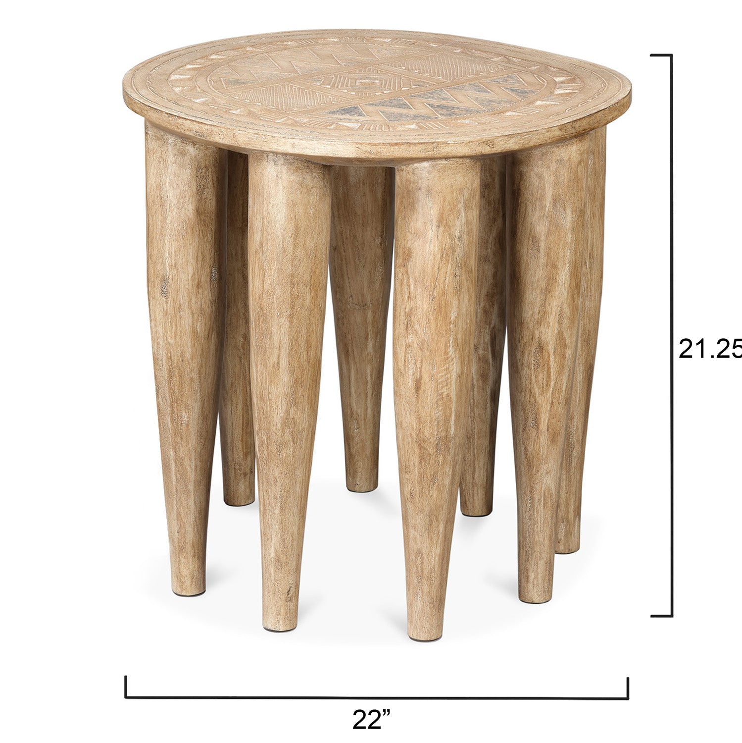 Jamie Young Naga Stool