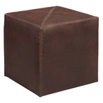 Jamie Young Leather Ottoman