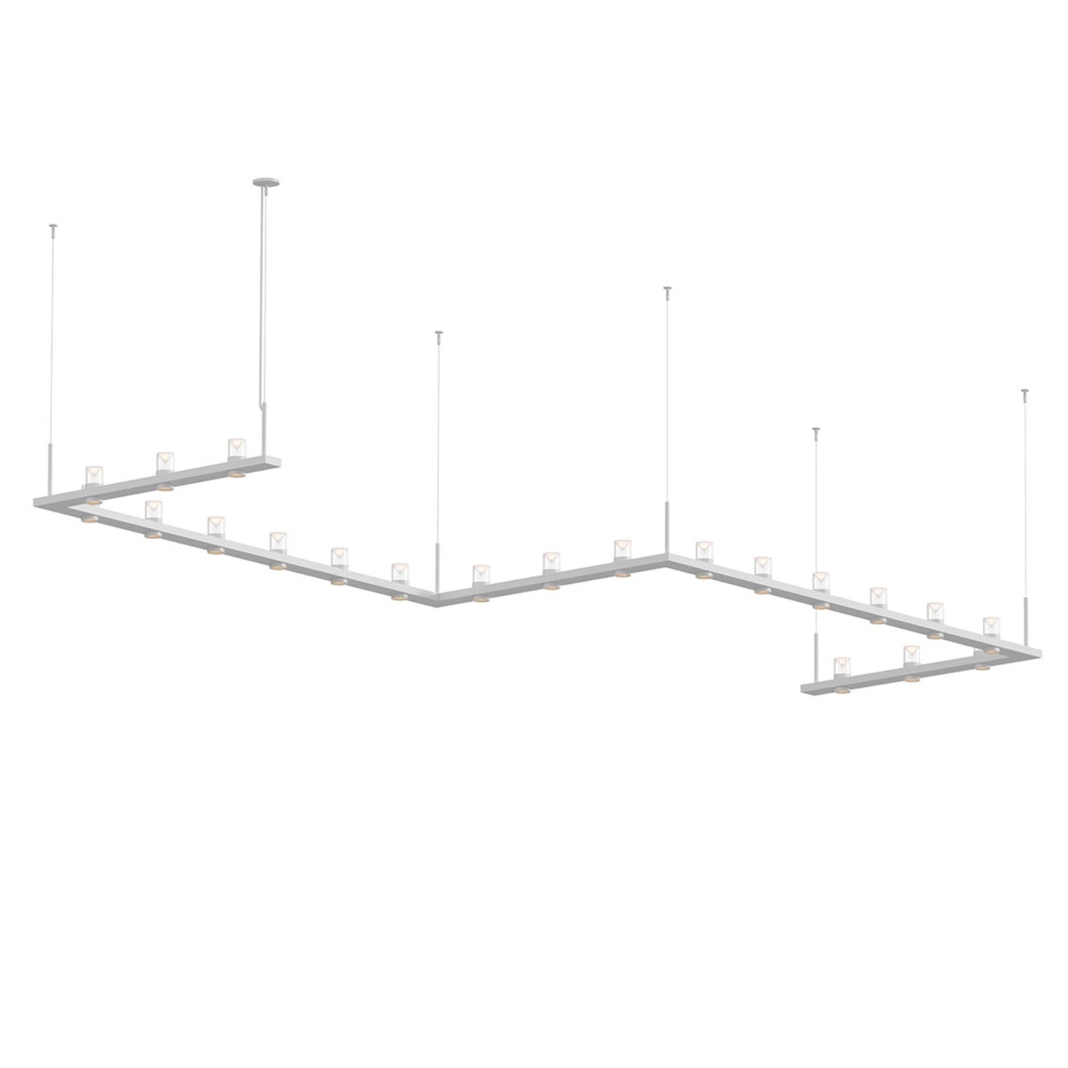 Sonneman Intervals Satin White 20QWZ46B Pendant