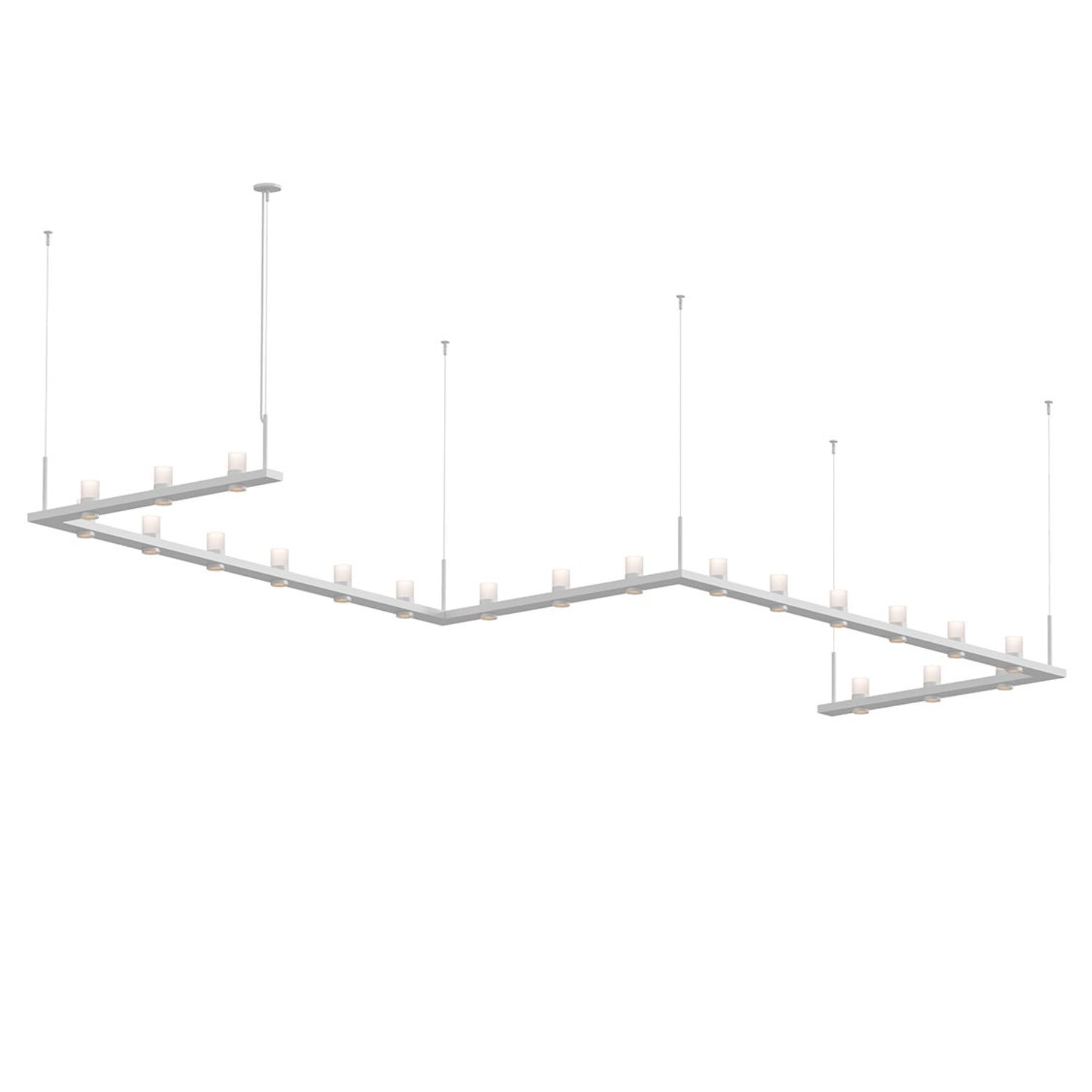 Sonneman Intervals Satin White 20QWZ46C Pendant