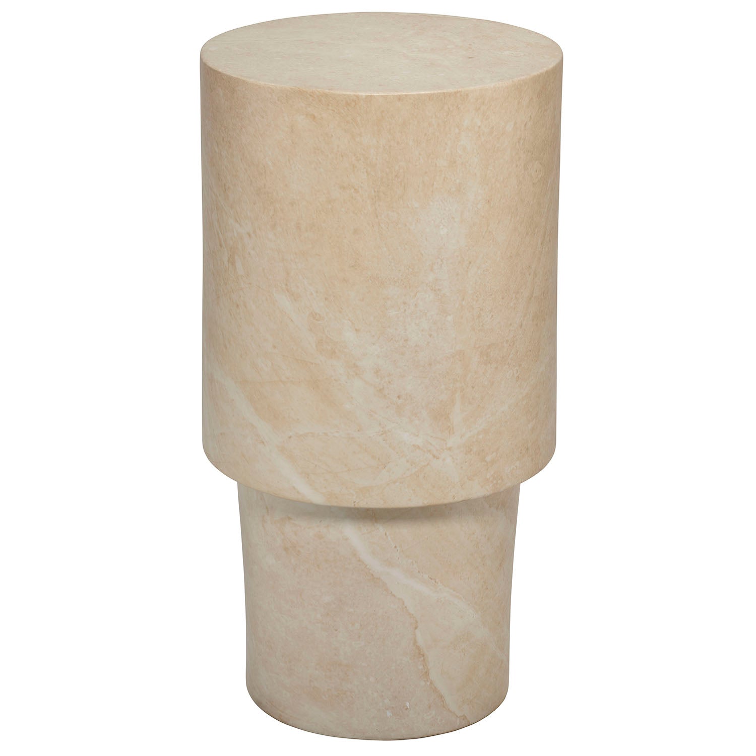 Jamie Young St Germain Marbled Cream Drink Table
