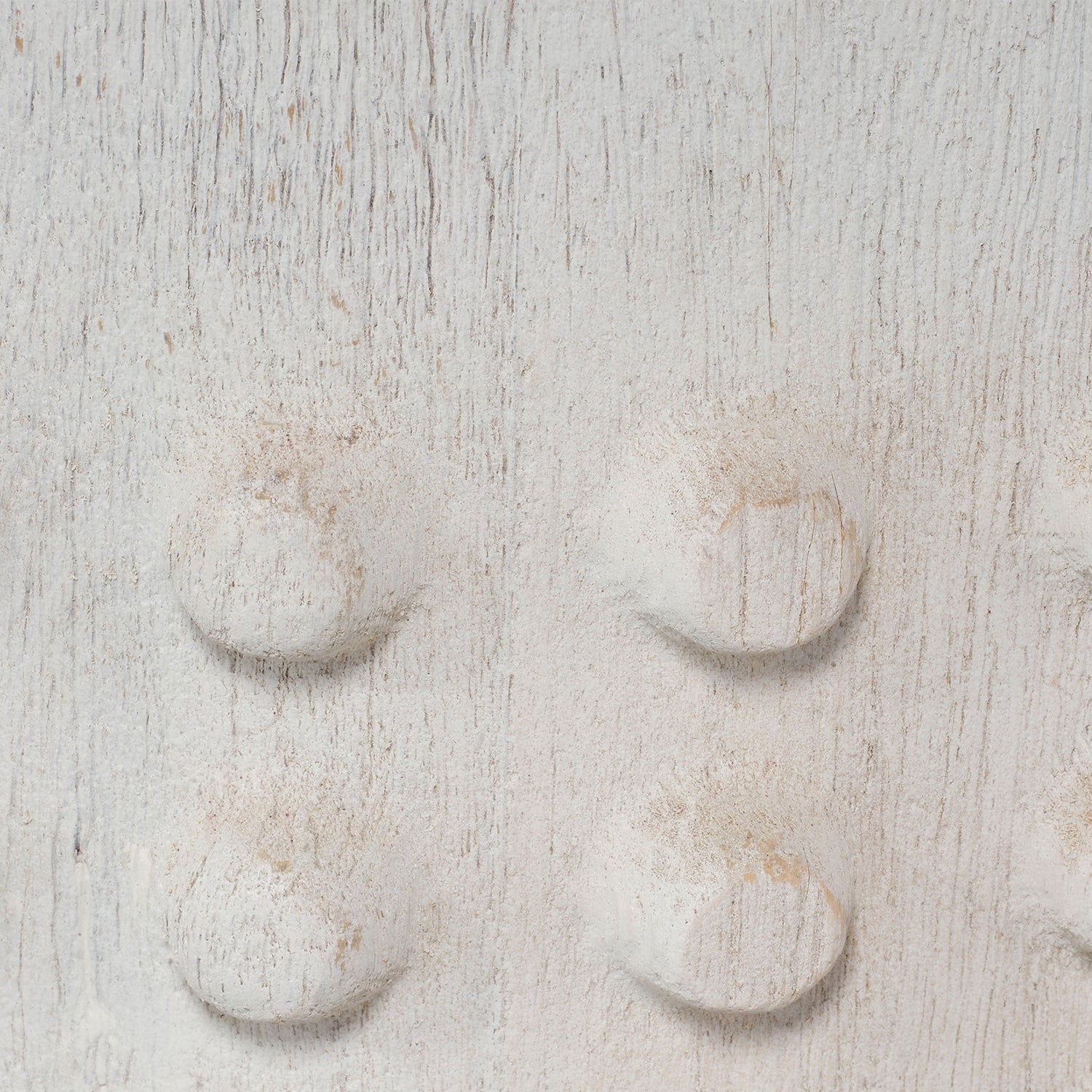 Jamie Young Studded White Washed Side Table