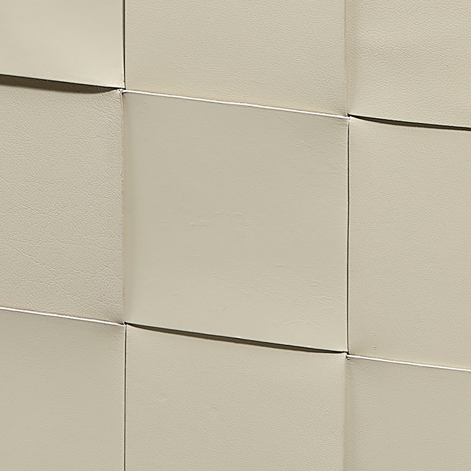 Jamie Young Woven Leather Ottoman