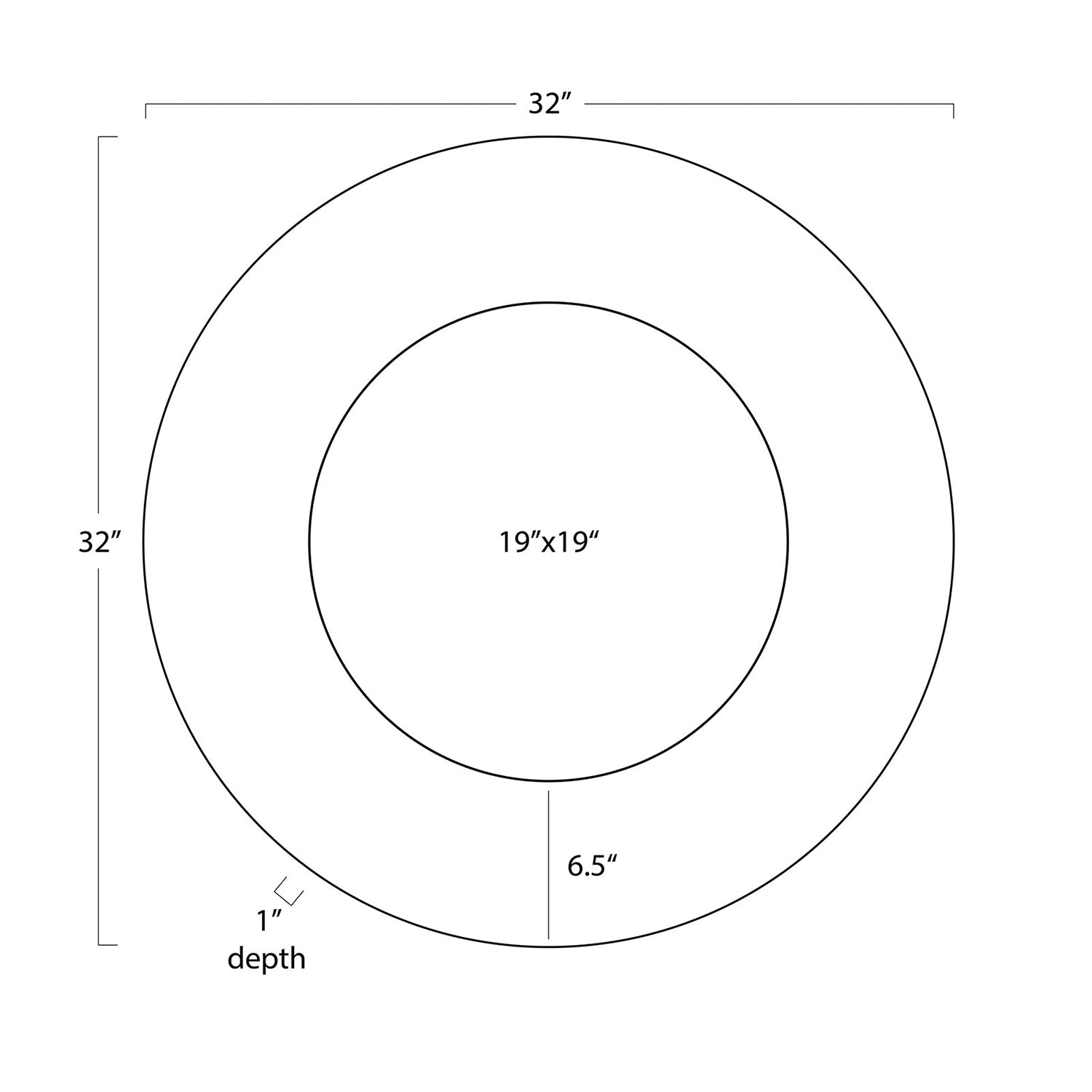 Regina Andrew Mirabelle Bone Mirror