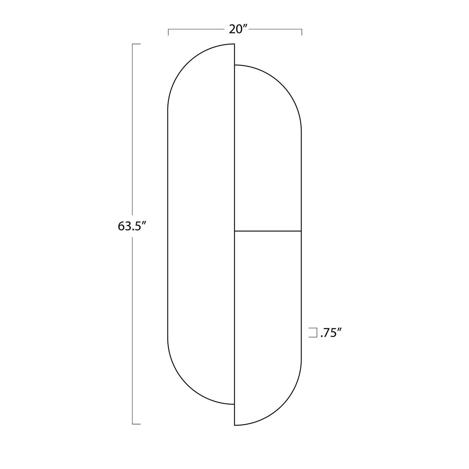 Regina Andrew Iris Long Mirror