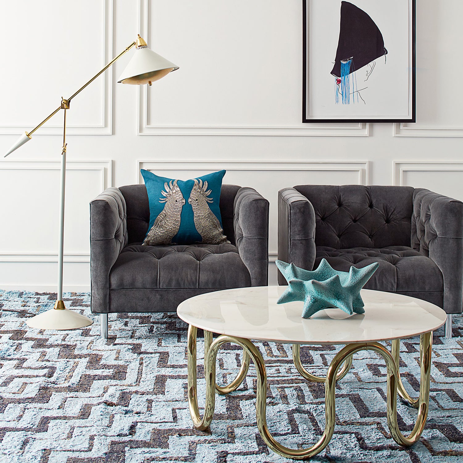 Jonathan Adler Maxime Task Floor Lamp