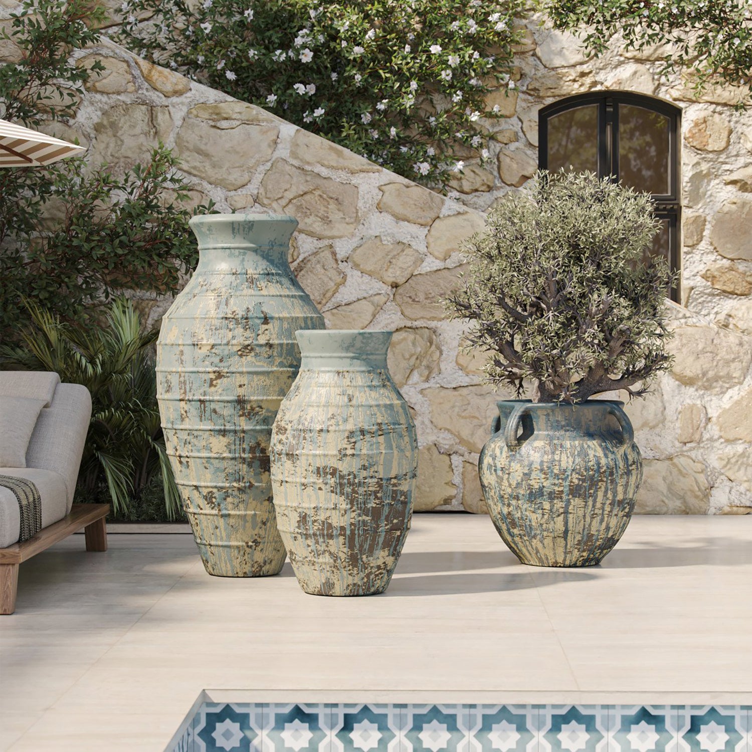 Currey & Co Lipari Urn