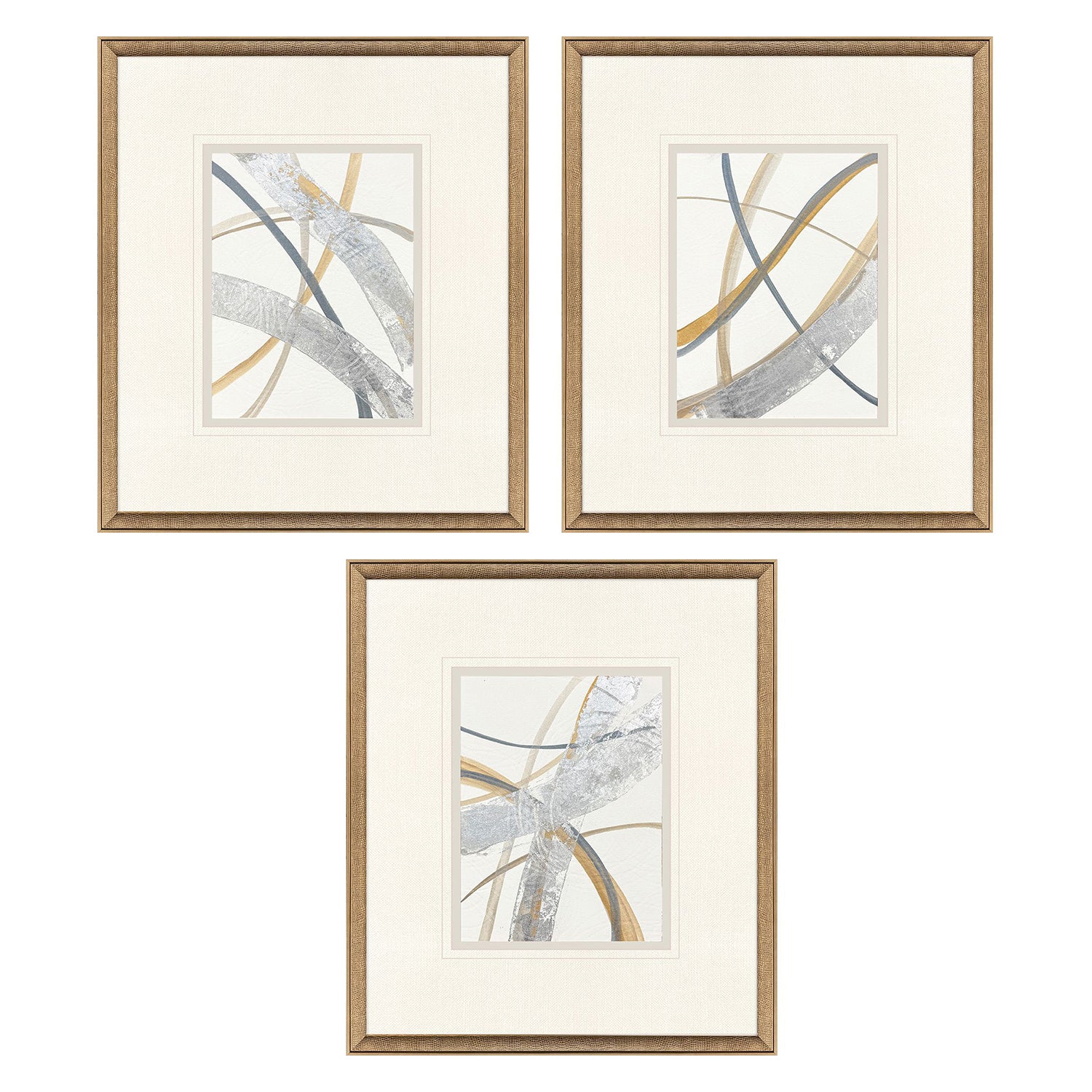 The Studio Crossing Paths I Framed Art Set of 3