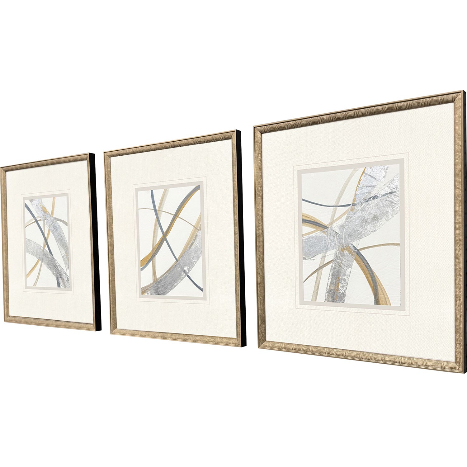 The Studio Crossing Paths I Framed Art Set of 3
