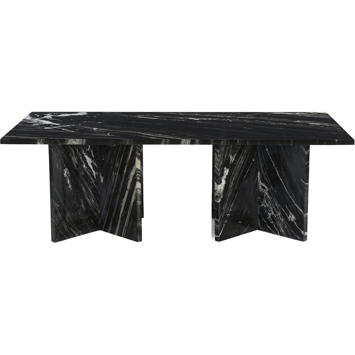 Verona Black Genuine Marble Coffee Table