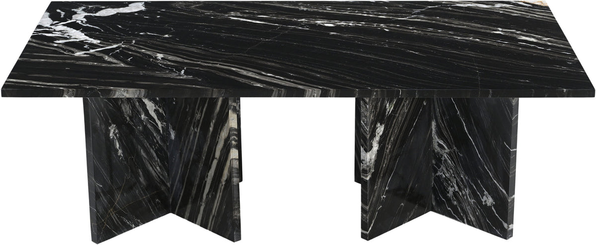 Verona Black Genuine Marble Coffee Table