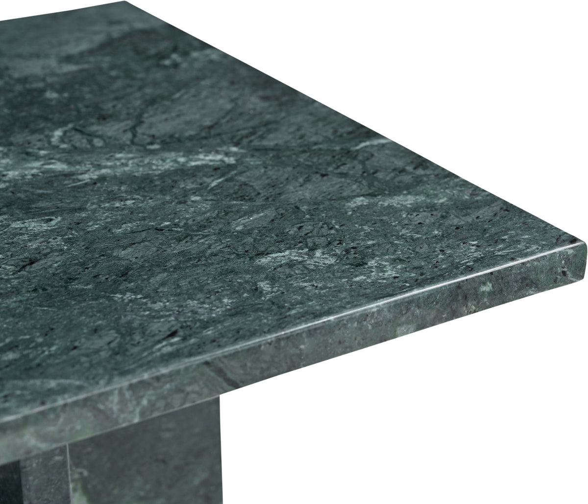 Verona Green Genuine Marble End Table Set of 2