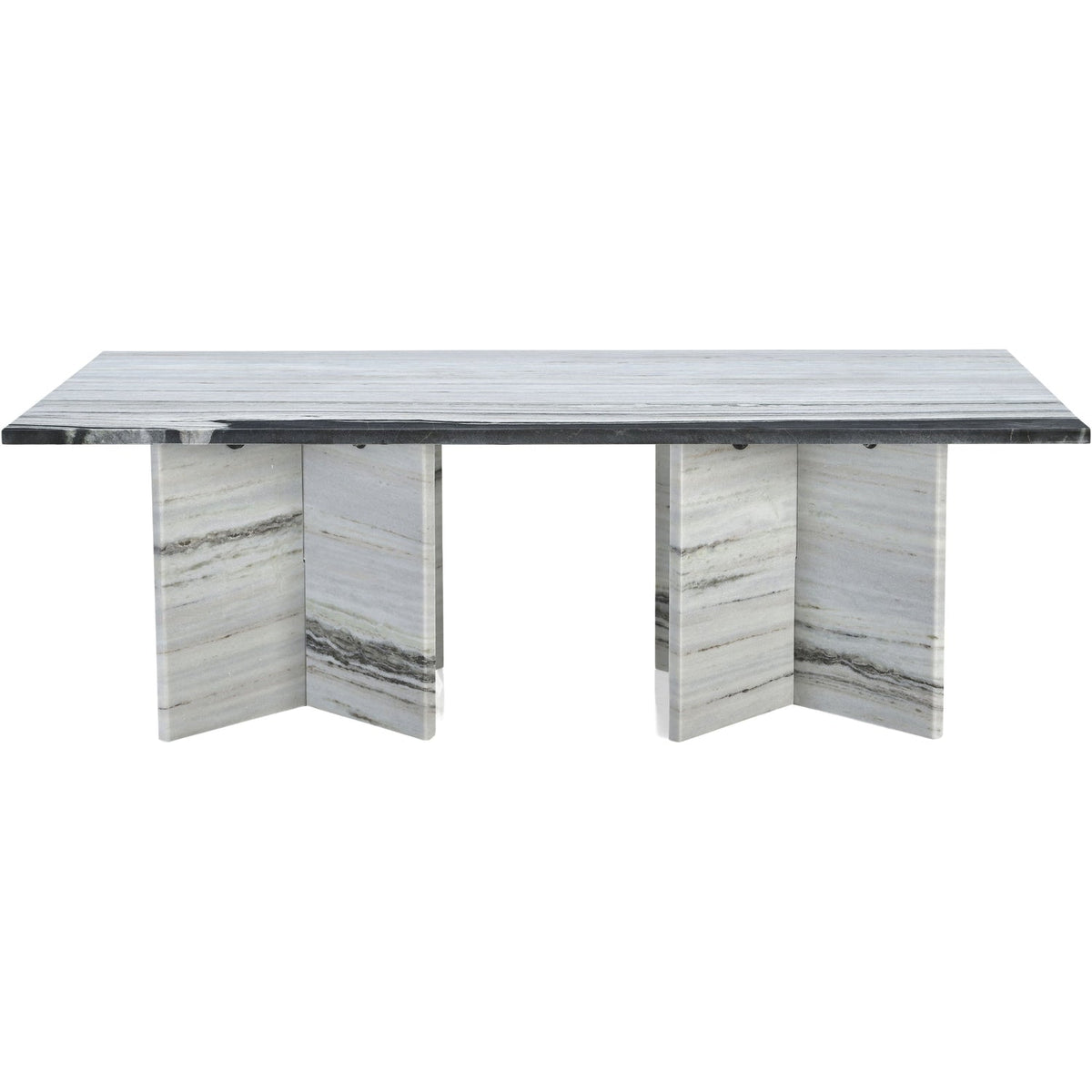 Verona Panda Genuine Marble Coffee Table