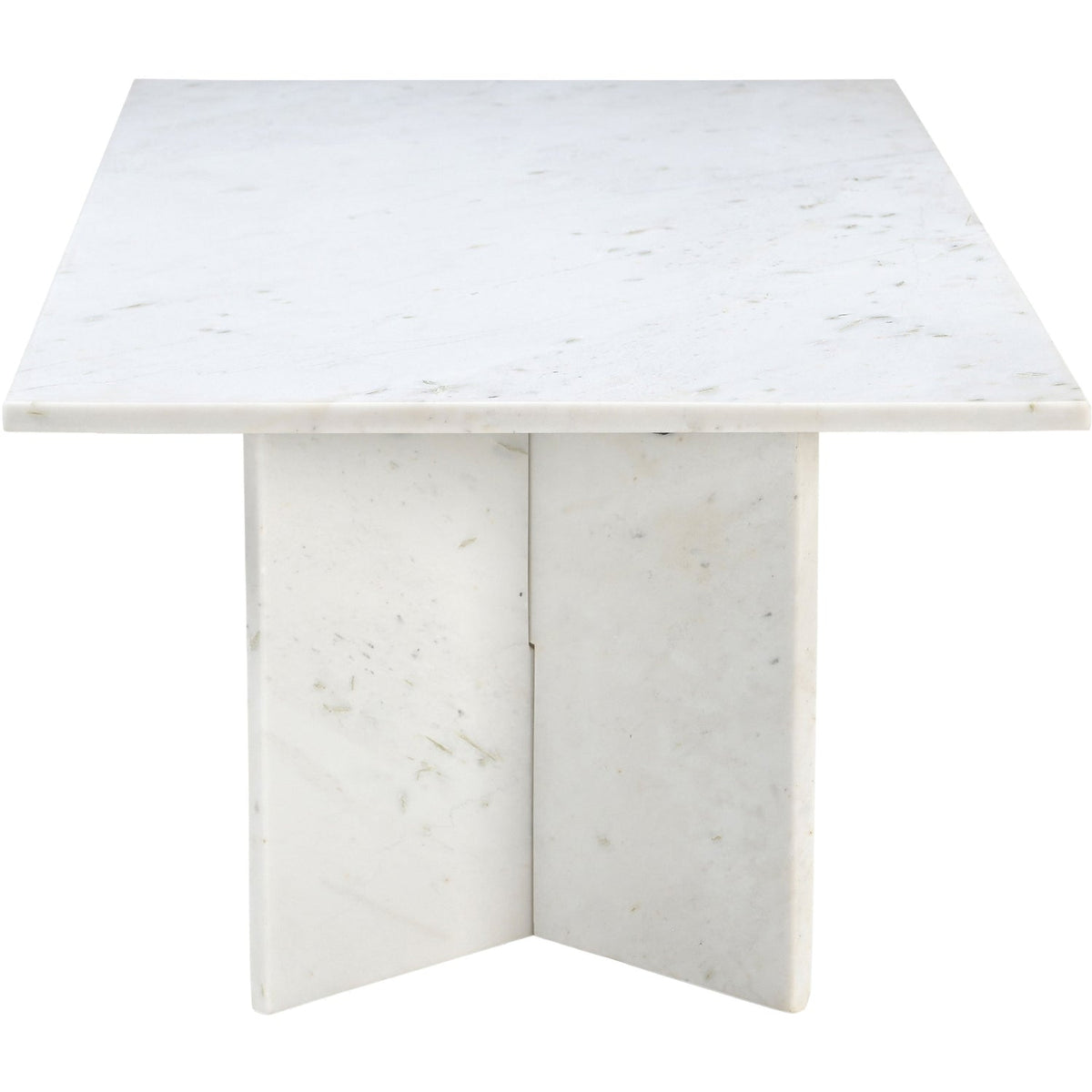 Verona White Genuine Marble Coffee Table