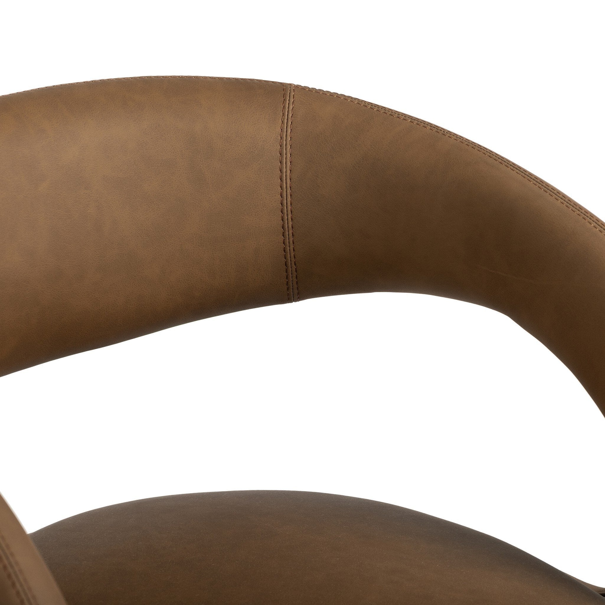 Four Hands Hawkins Maestro Cigar Dining Chair texture close-up
