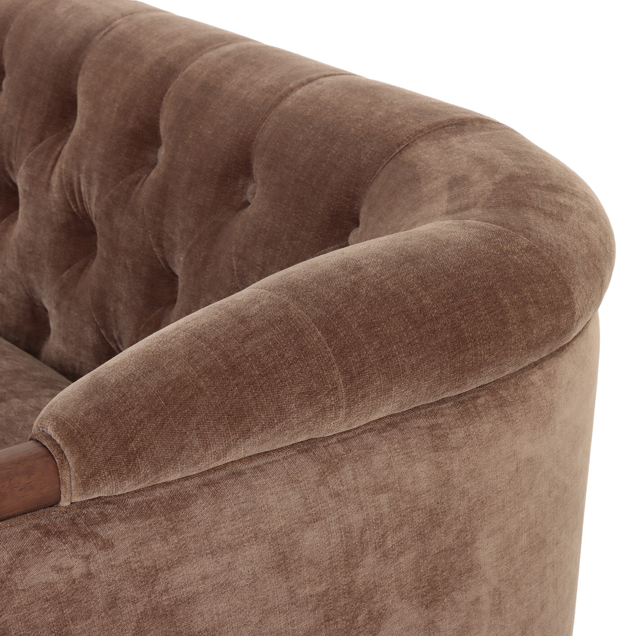 Four Hands Ellsworth Altair Mushroom Sofa close-up detail