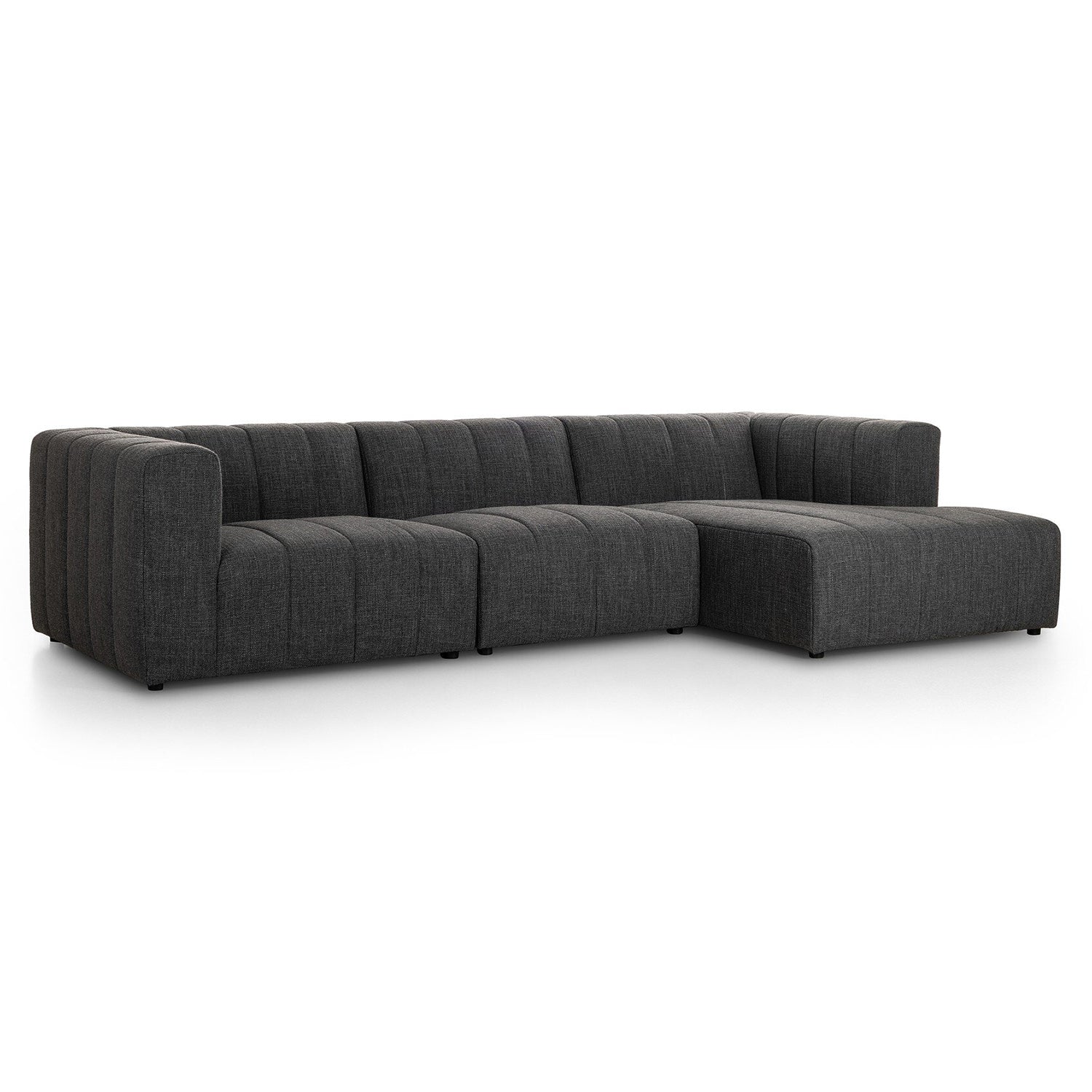 Four Hands Langham Channeled 3-Piece Sectional Sofa