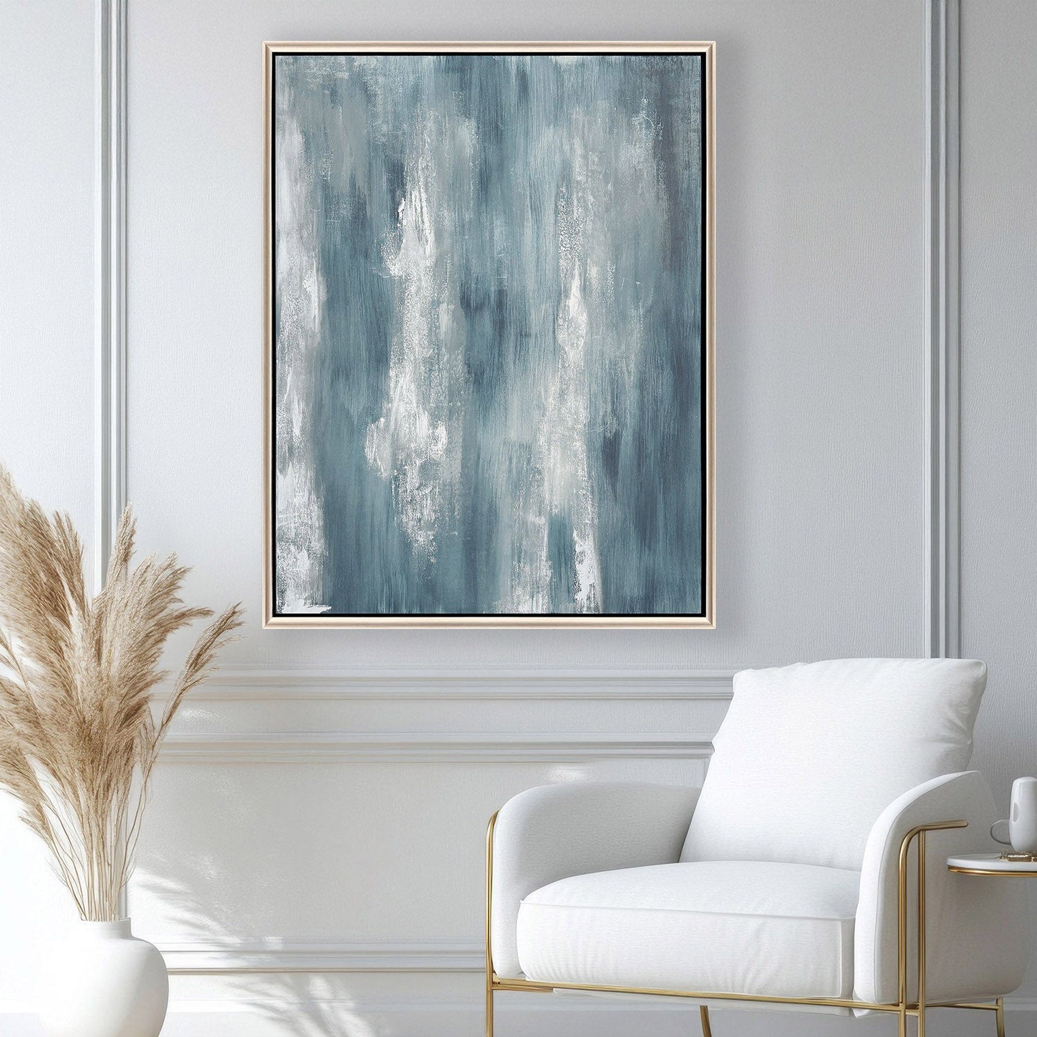Libby Langdon Blue Echo II Canvas Art