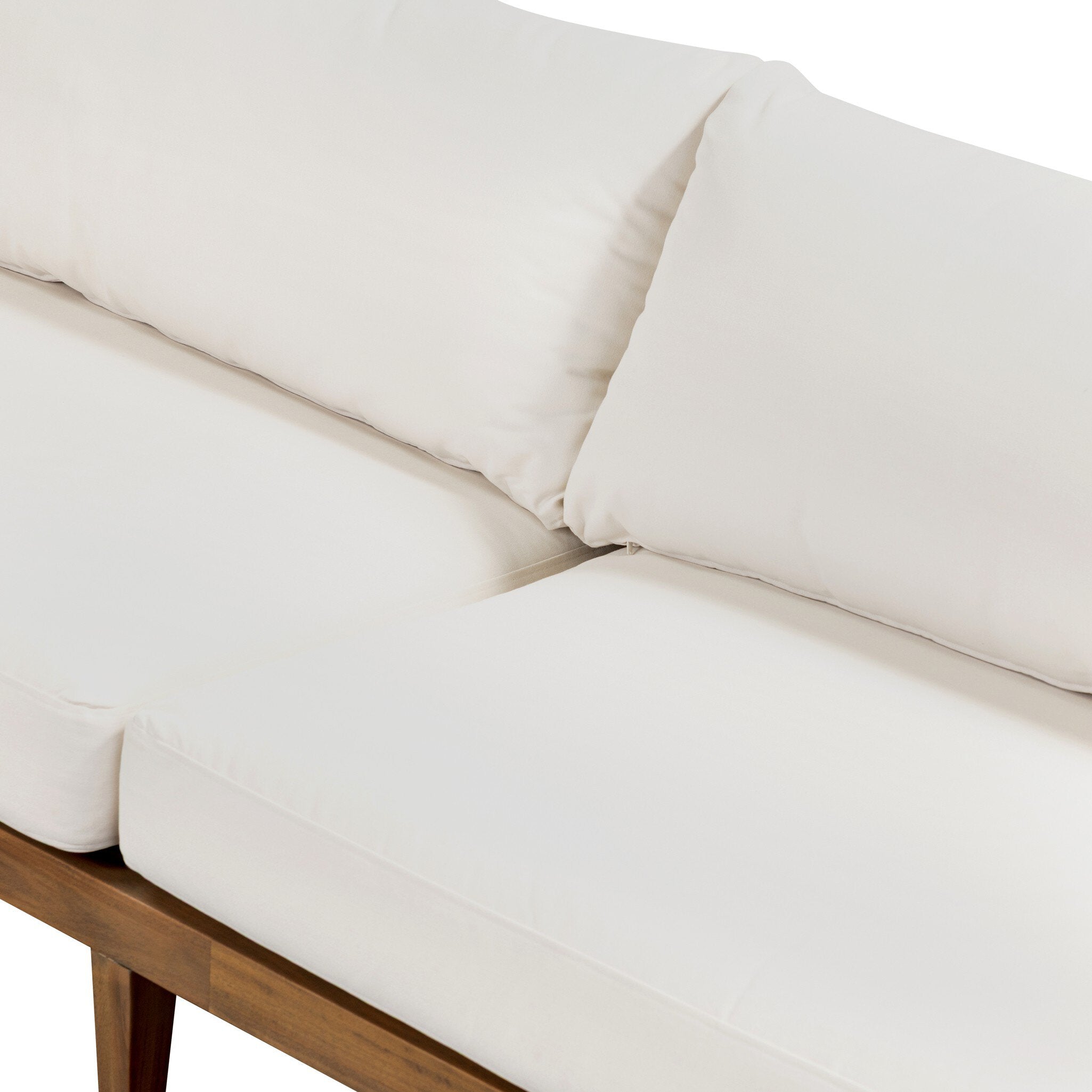 Four Hands Amaya Lorel Ivory Outdoor Sofa detail view 3