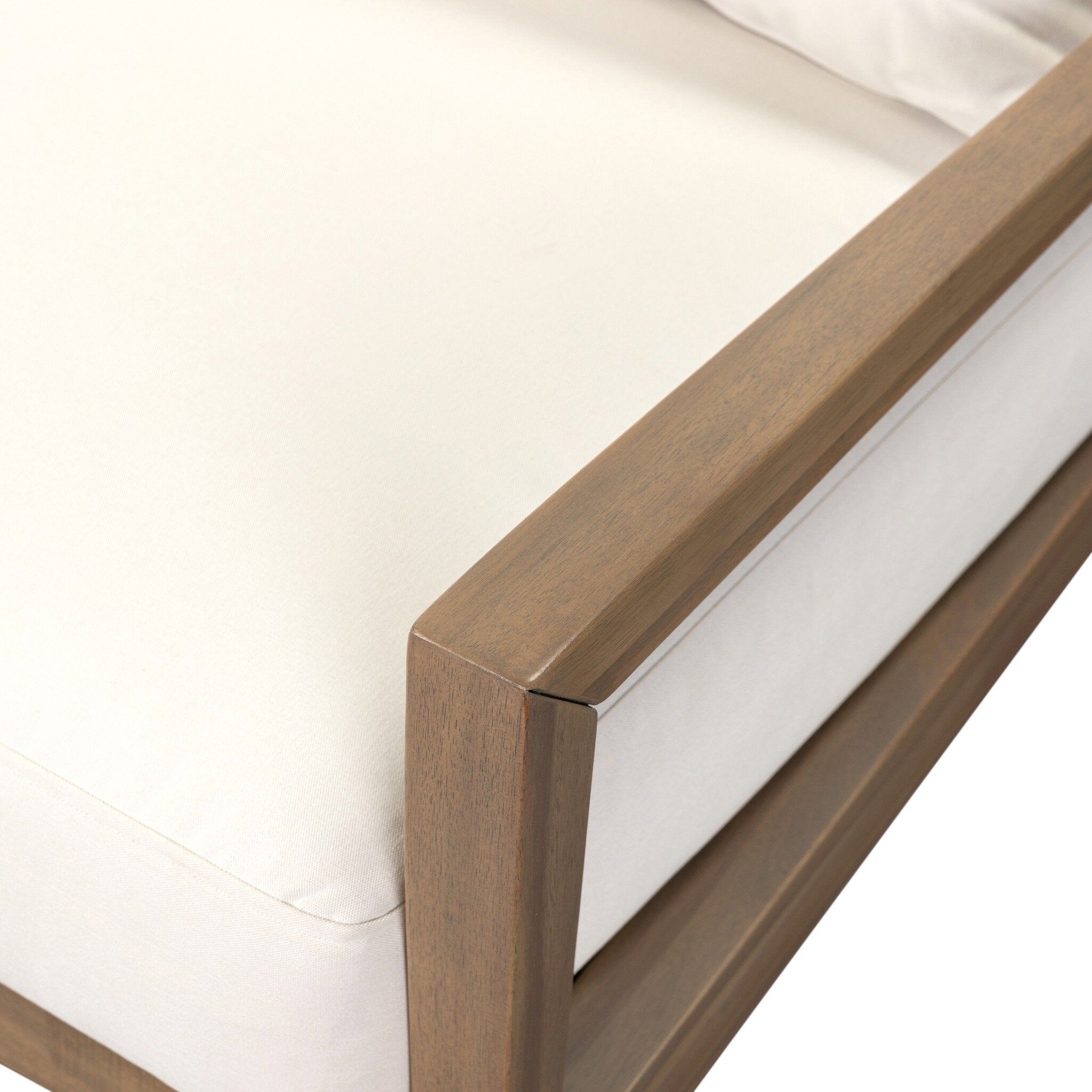 Four Hands Amaya Lorel Ivory Outdoor Sofa detail view 5