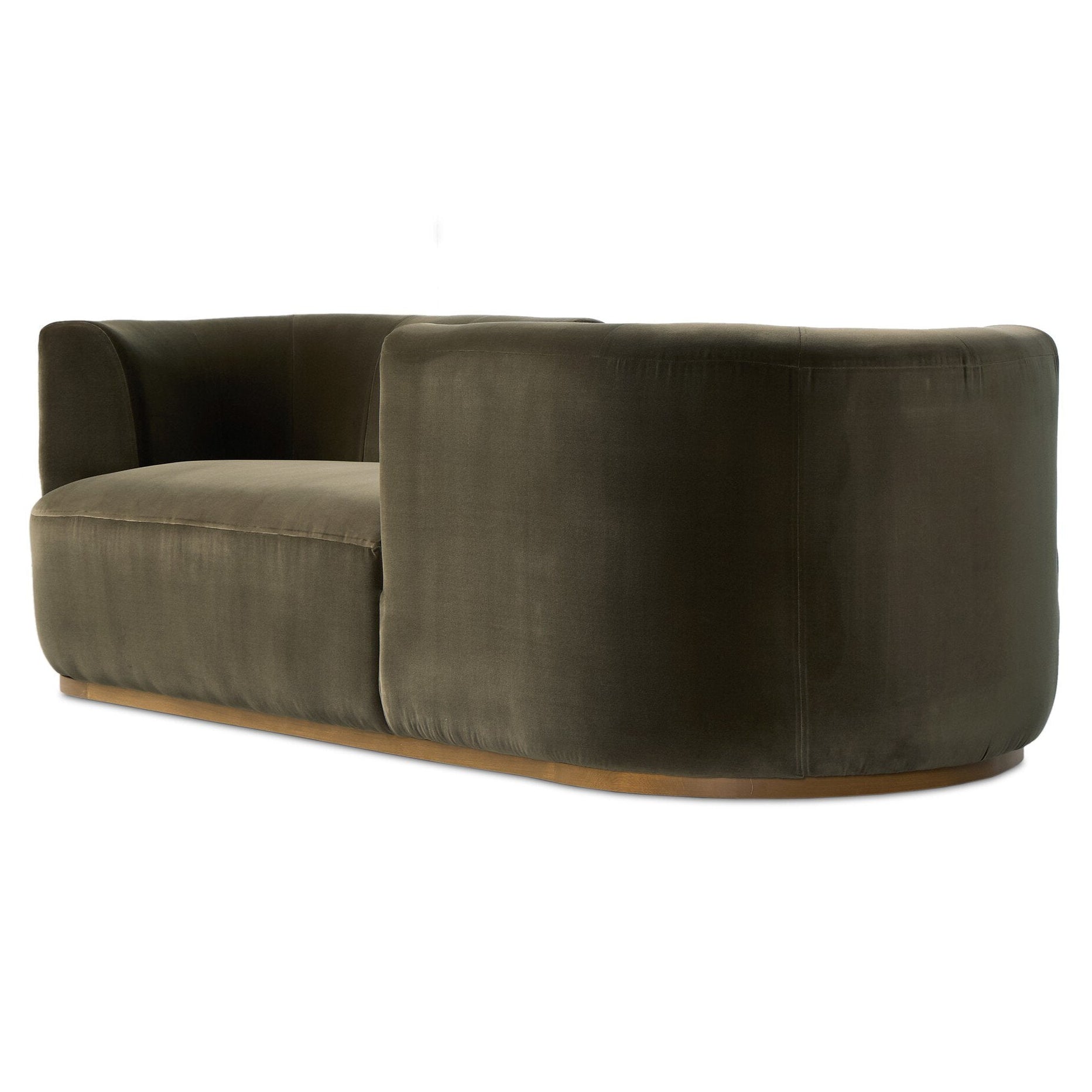 Four Hands Deandra Surrey Olive Tete A Tete Chaise detail view 6