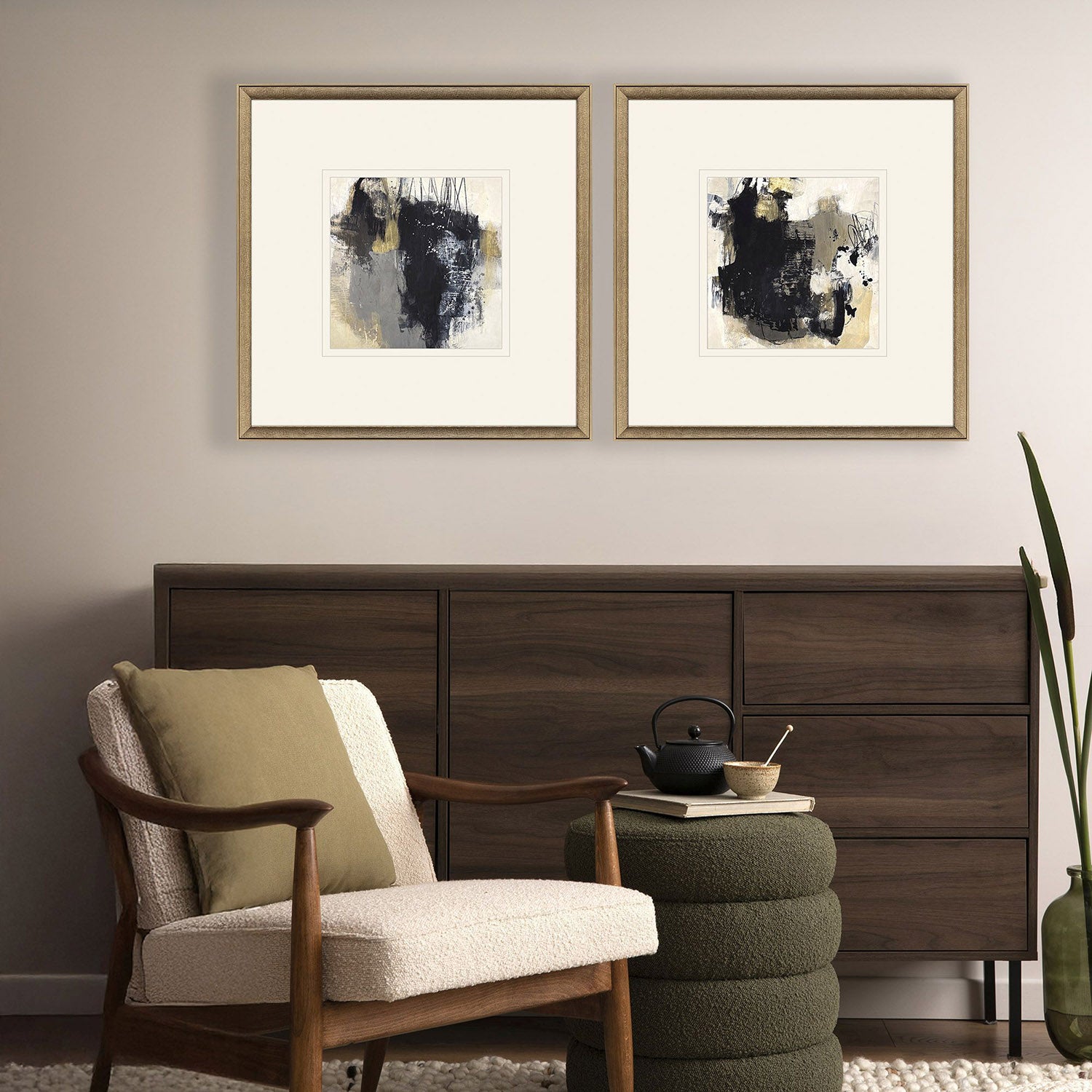 The Studio Peaceful Challenge I Framed Art Set of 2