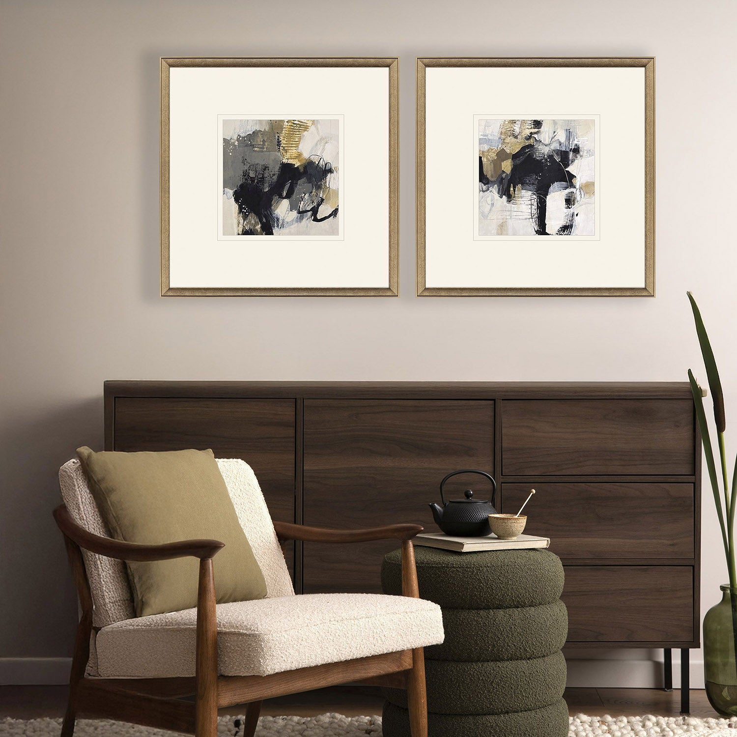 The Studio Peaceful Challenge II Framed Art Set of 2