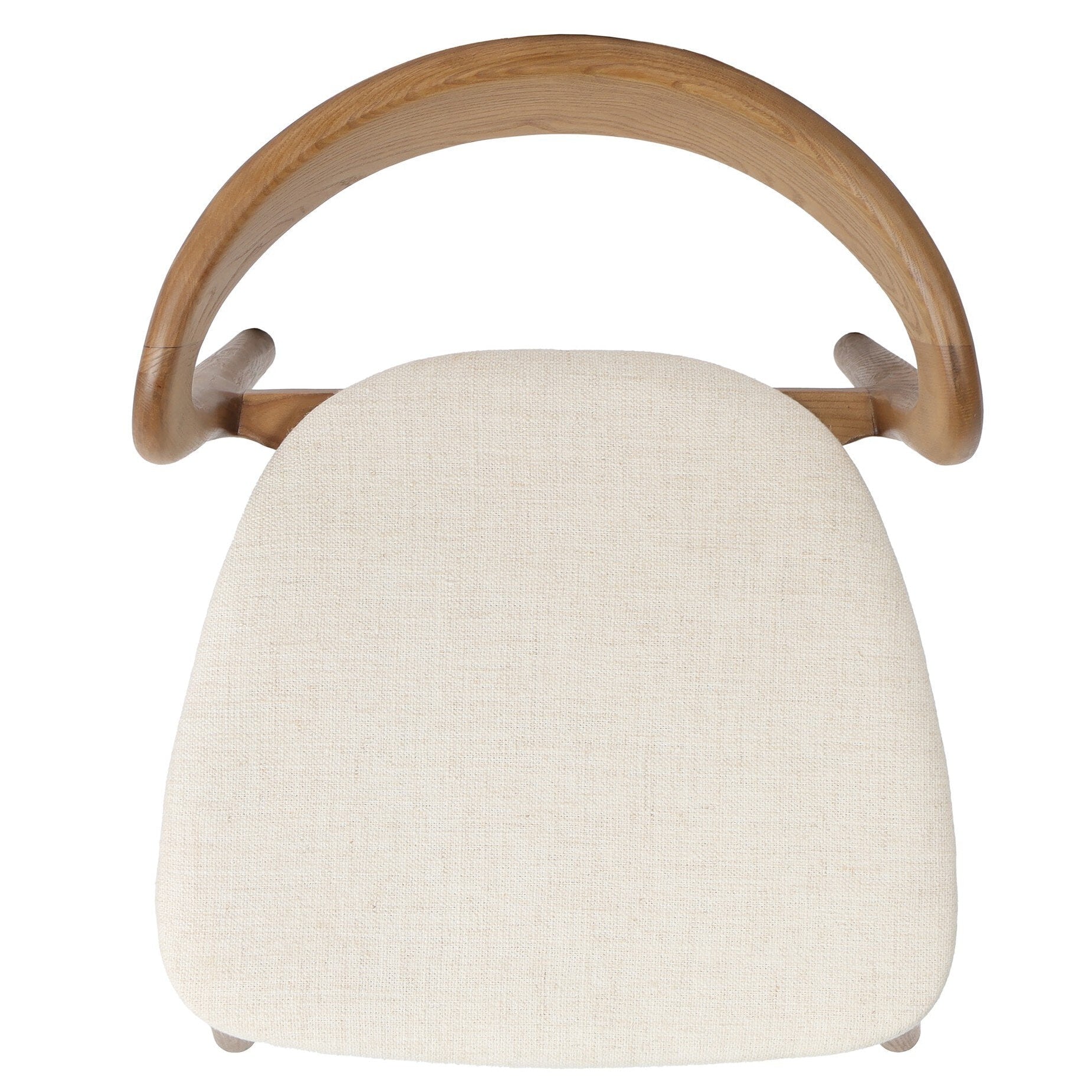 Four Hands Amare Alcala Cream Dining Chair top view