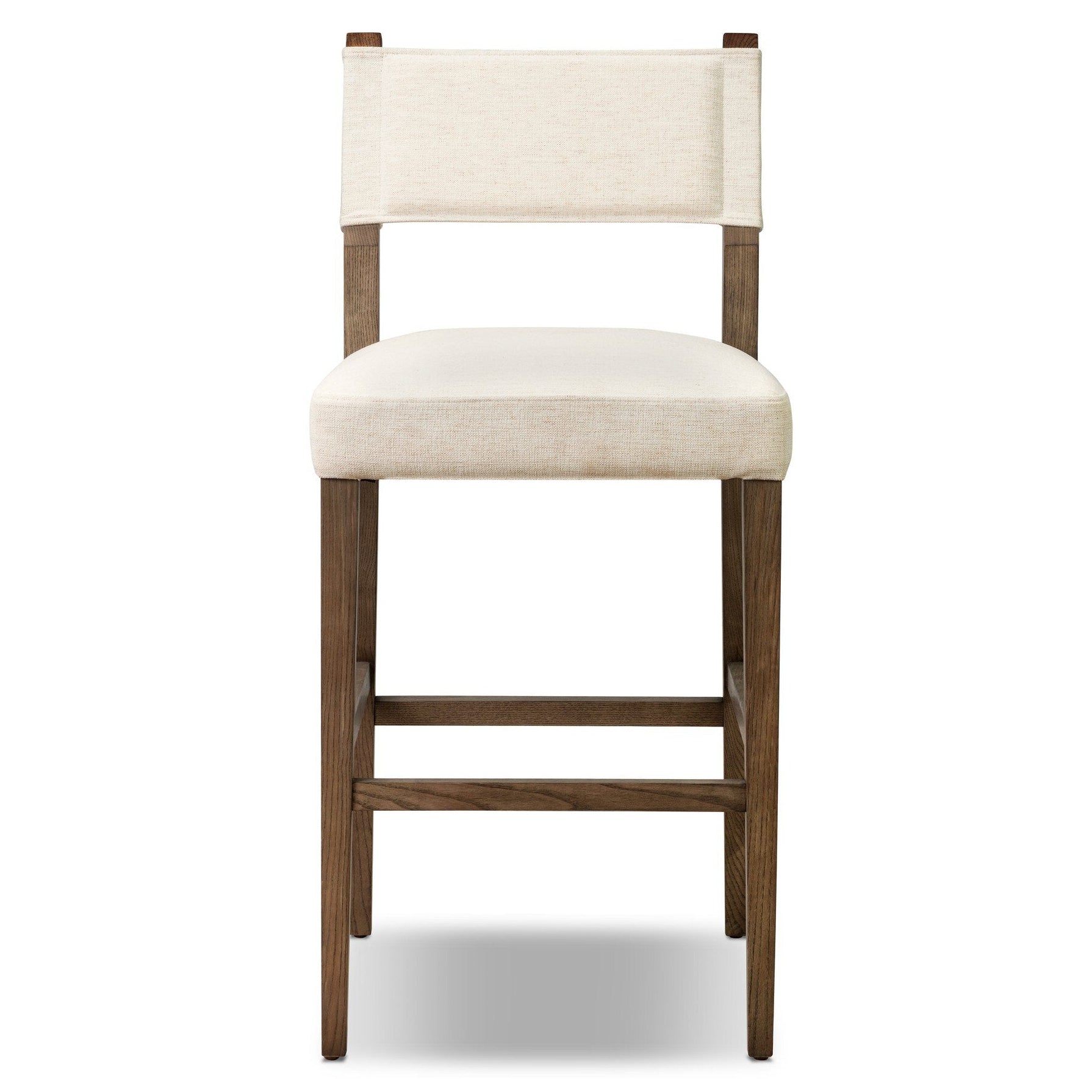 Four Hands Ferris Crypton Nomad Snow Bar Stool front view